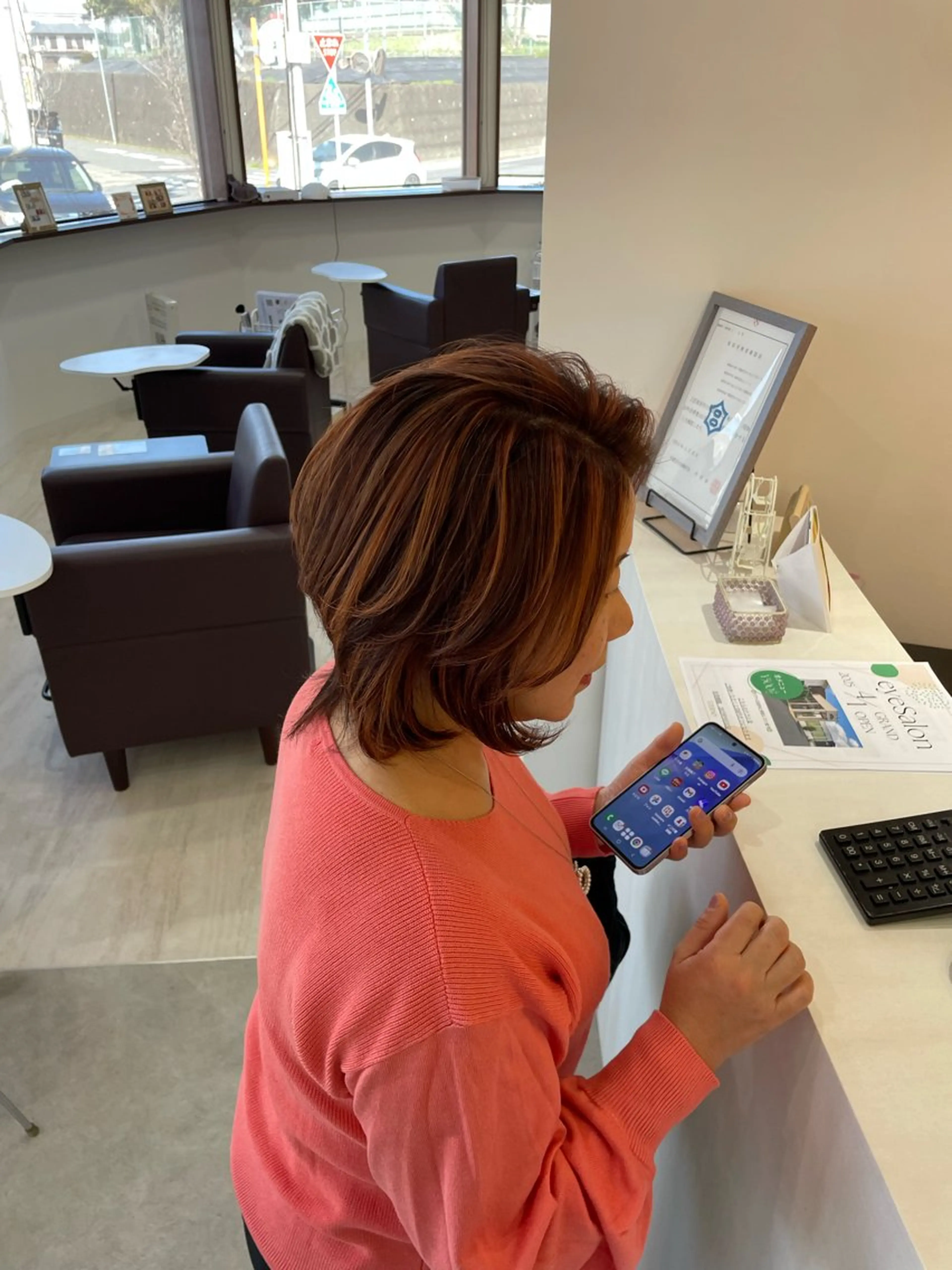 ミディアム レイヤーカット 【ヘアディレクター】 りくのヘアスタイル