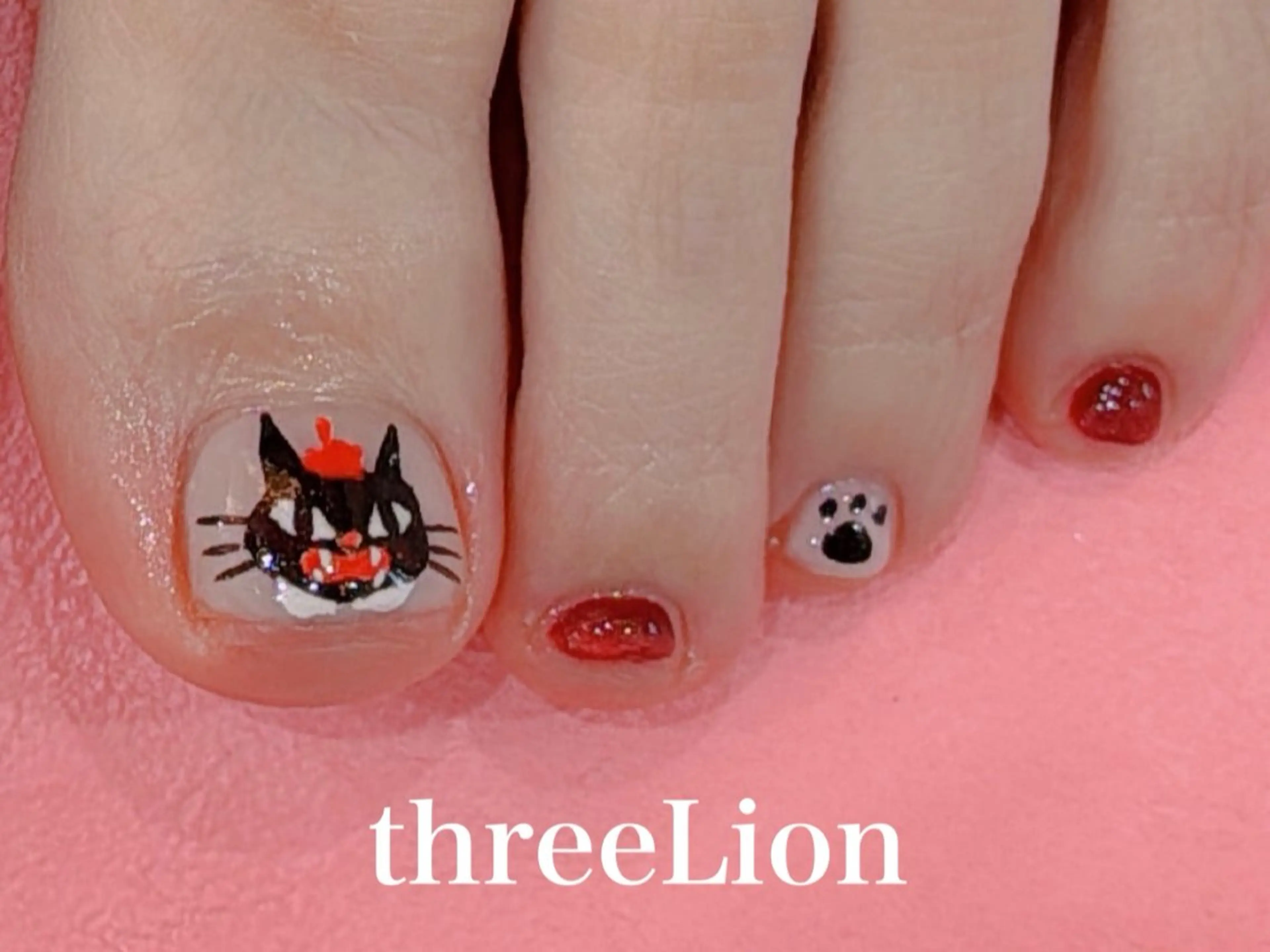 ネイル シンプルネイル ハンドネイル threeLion ネイル&アイラッシュのネイルデザイン