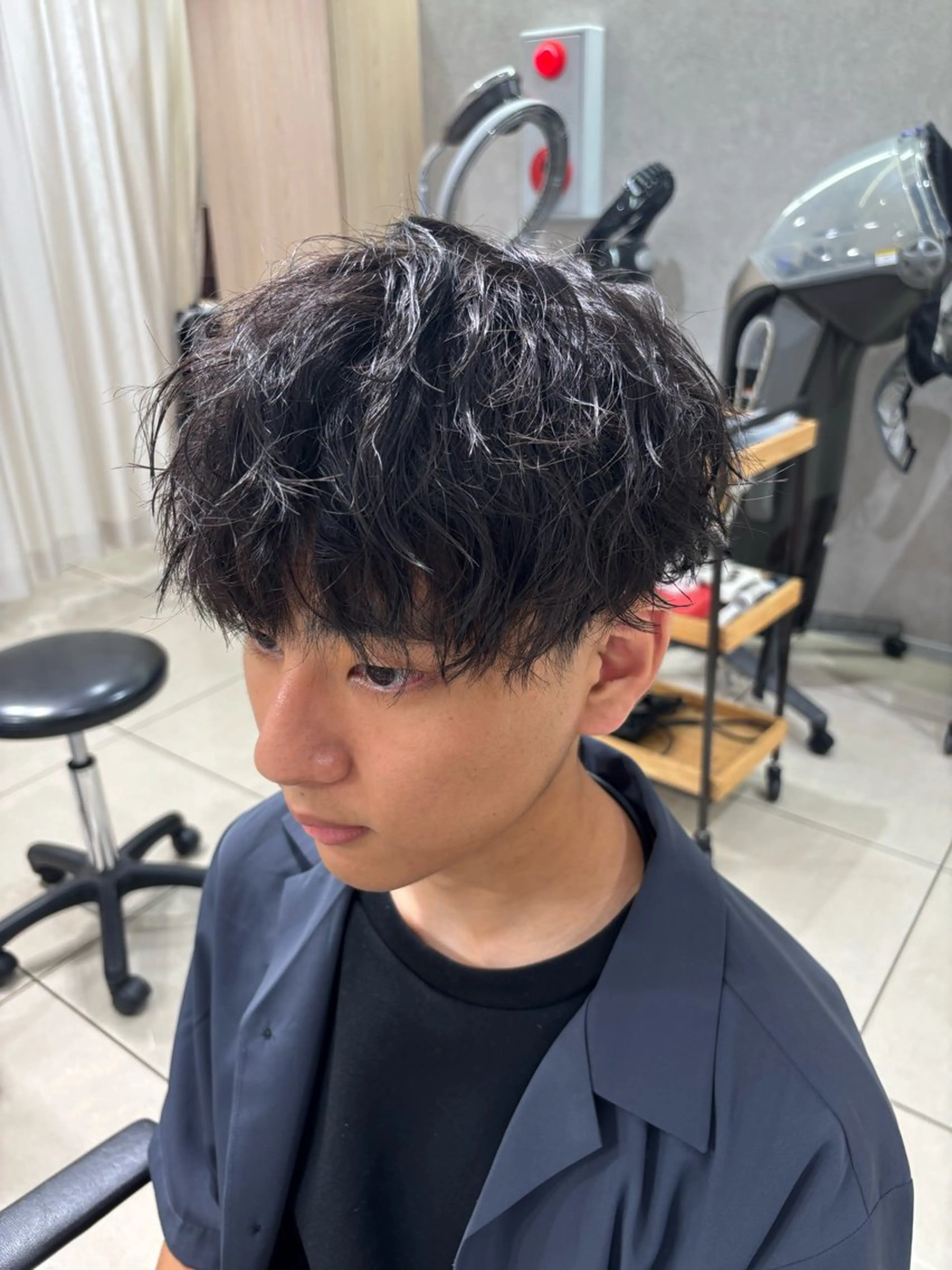 ショート パーマ メンズ カット パーマ メンズ支持率エリア No.1/keitaのヘアスタイル