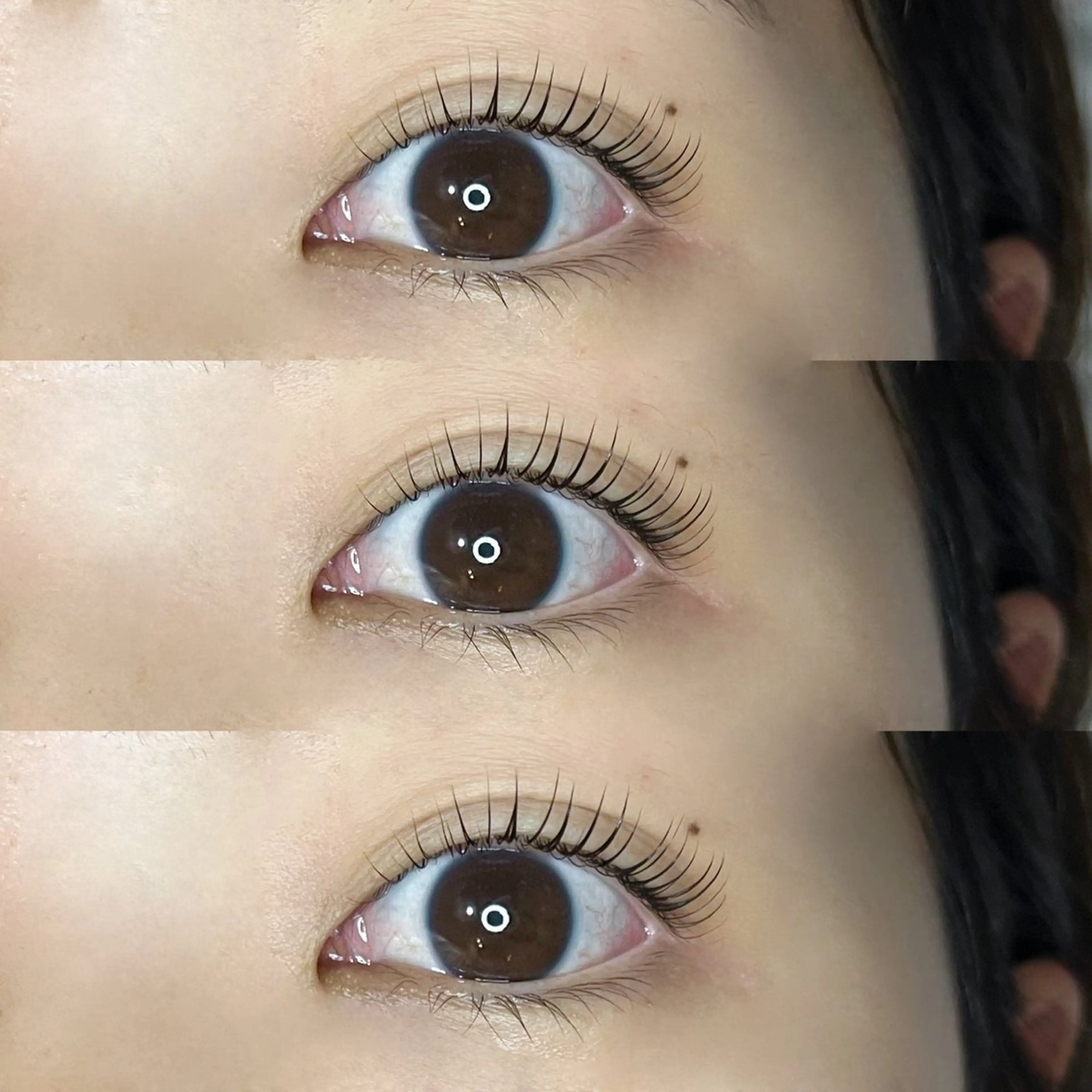 マツエク・マツパ 束感まつ毛 韓国風マツエク パリジェンヌラッシュリフト まつげパーマ 一重×まつ毛パーマ 眉毛/まつ毛パーマ/WAX脱毛 Navillera 自由が丘所属・眉毛／まつ毛サロン Ayamiのマツエク・マツパデザイン