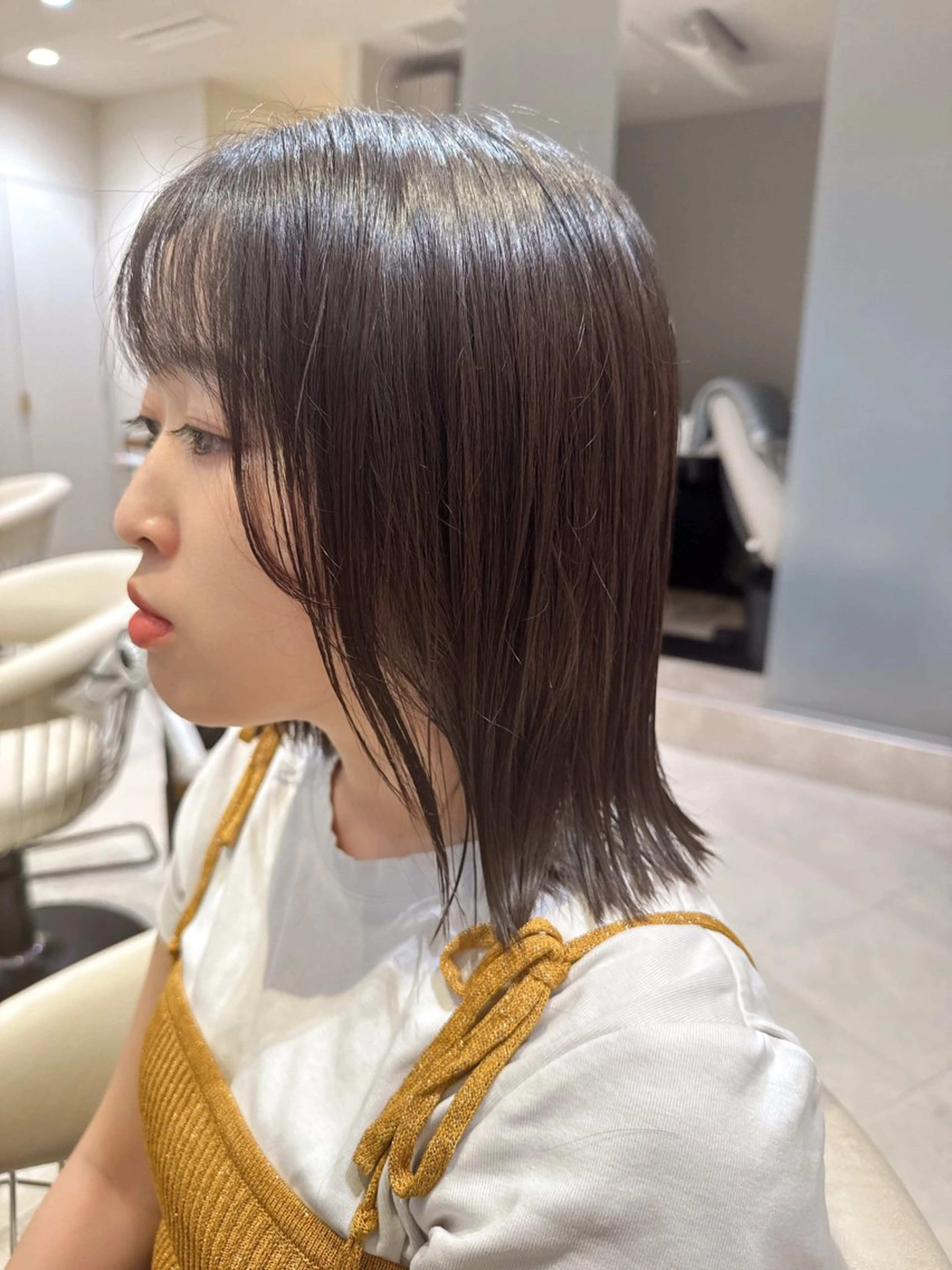 ミディアム カット 木多 成明のヘアスタイル