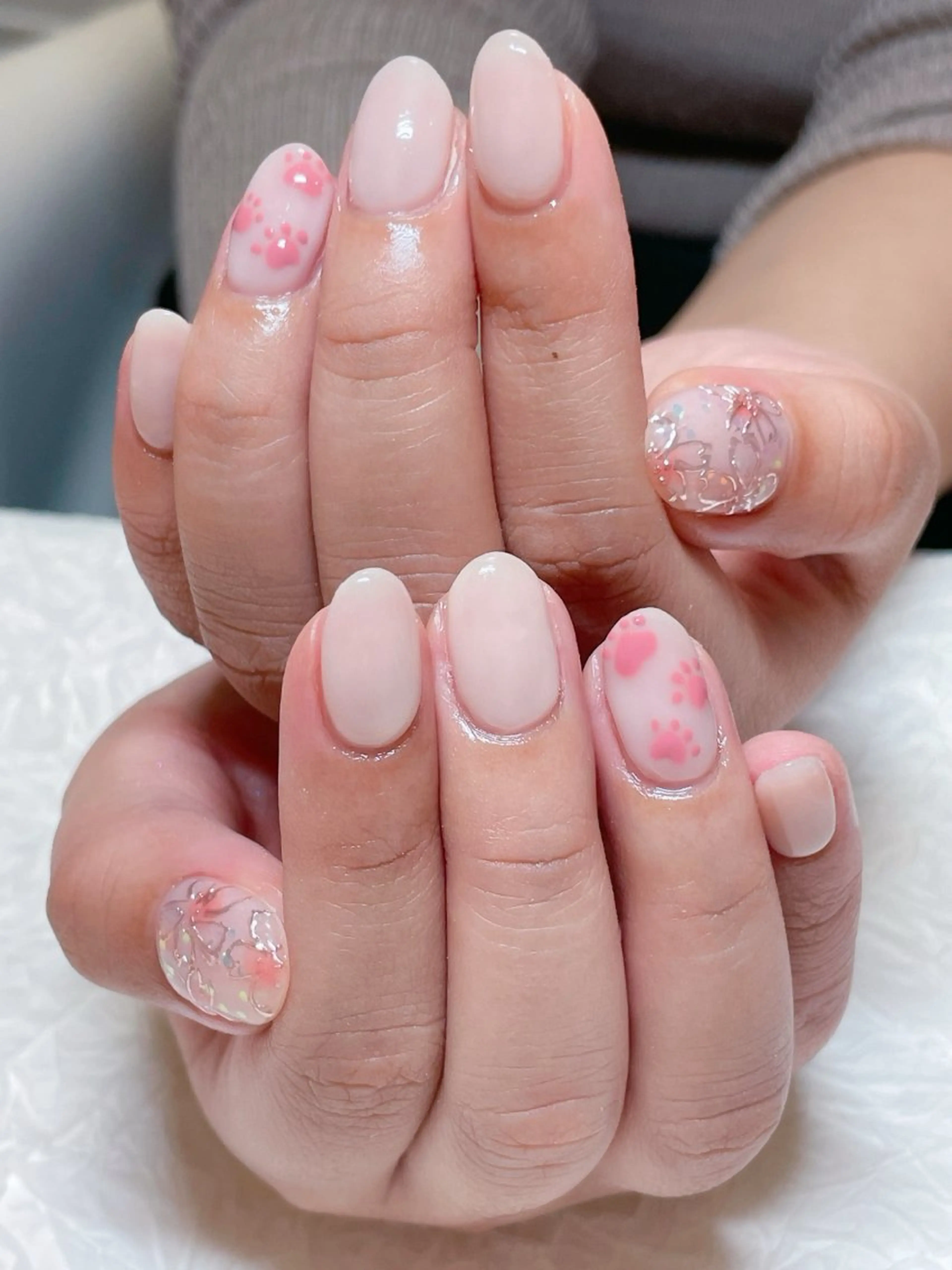 ネイル アートネイル 桜ネイル ゆ か_Nails💫のネイルデザイン