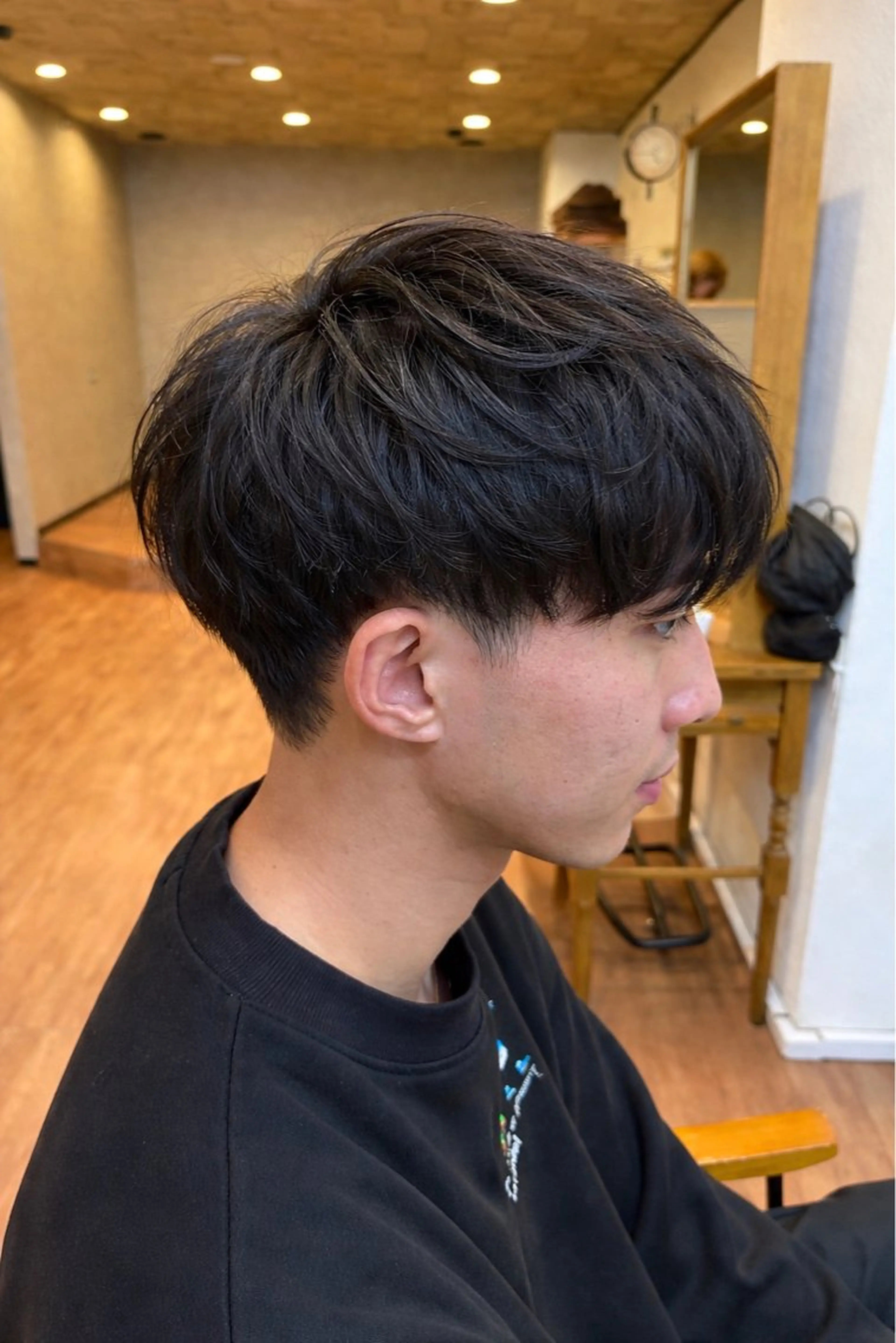 ショート パーマ カット ヘアカラー パーマ ヘッドスパ 野呂 隼人のヘアスタイル