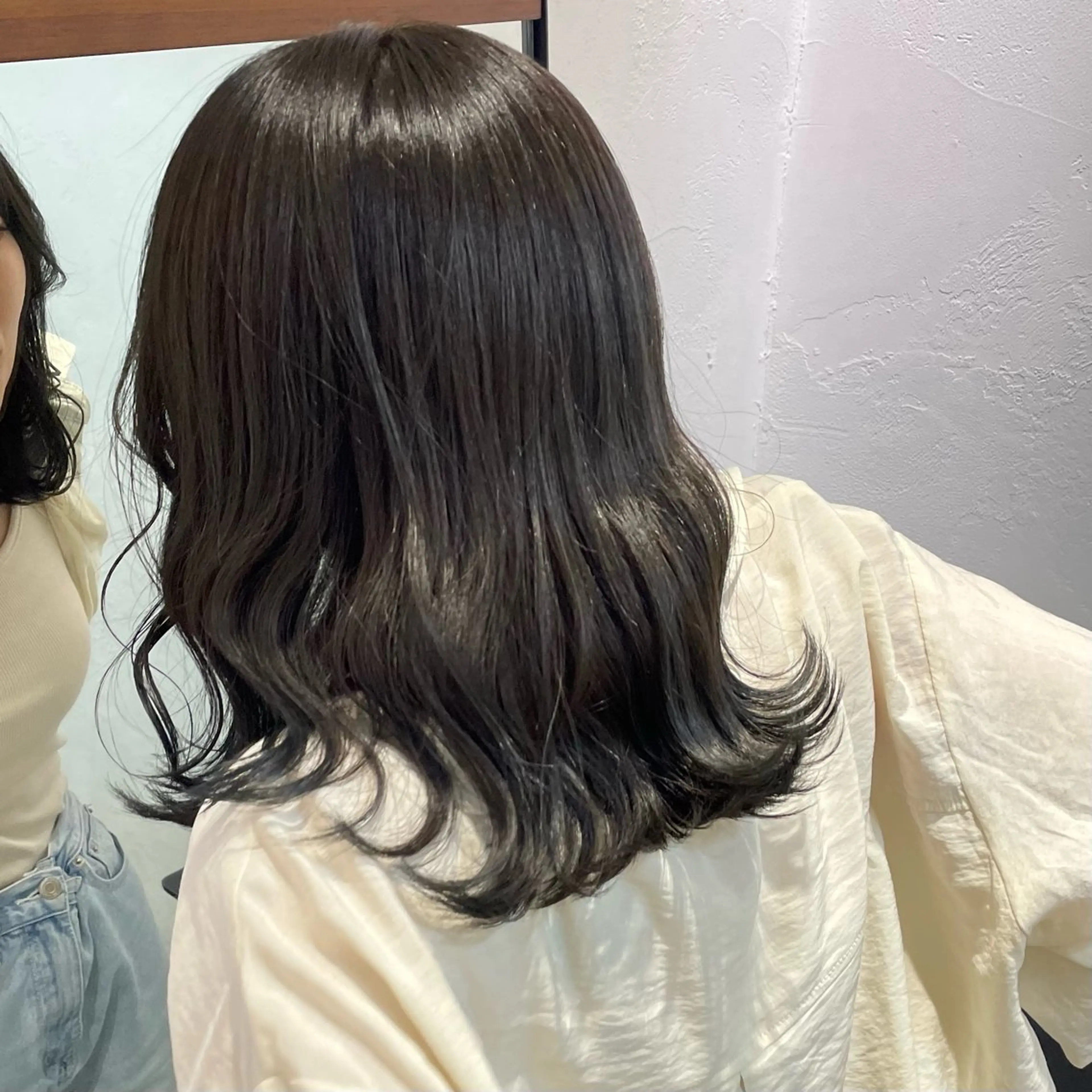 ミディアム 盛れる透明感カラー・ momokaのヘアスタイル
