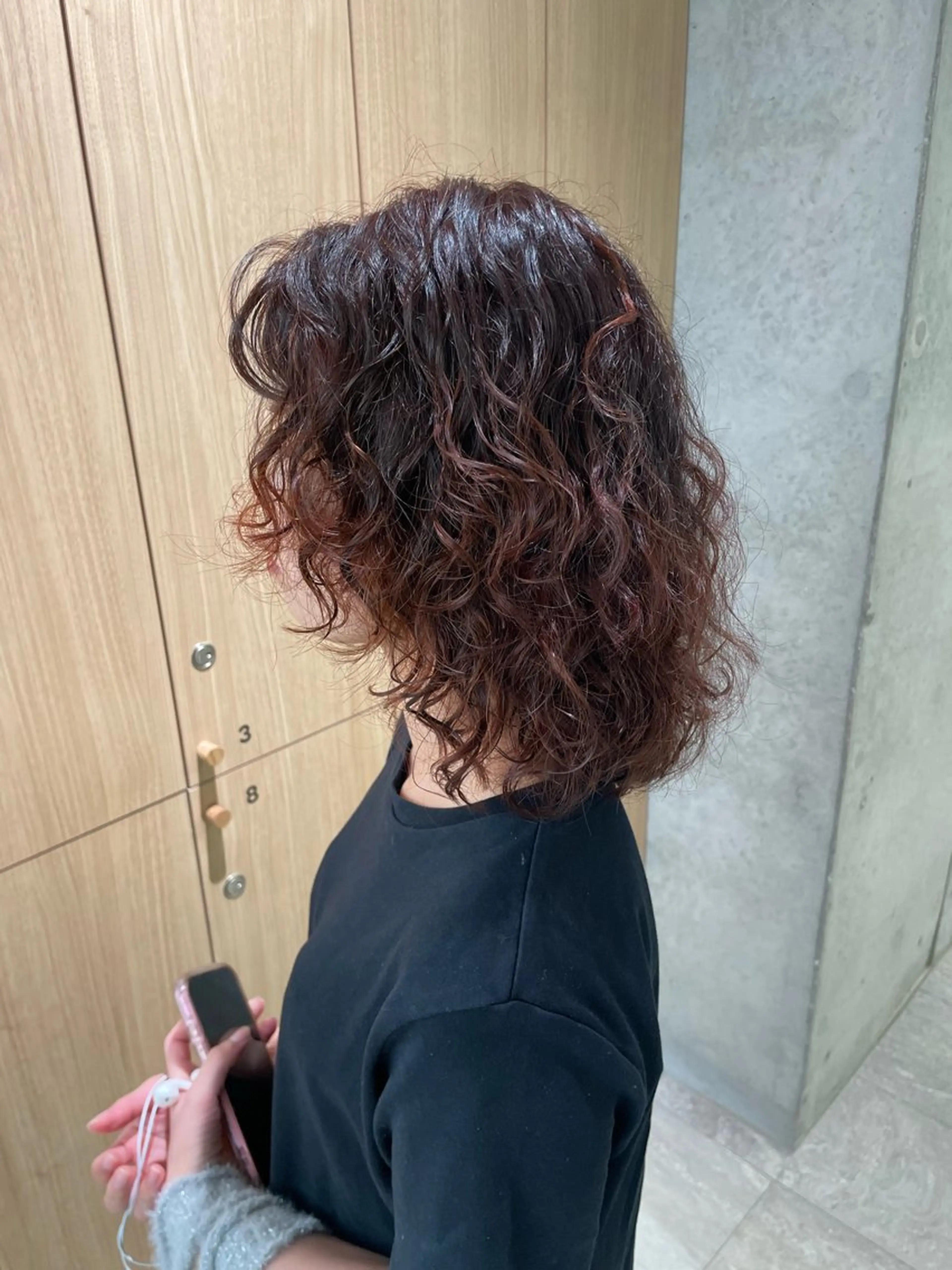 セミロング カラー パーマ カット ヘアカラー パーマ トリートメント 🎀レイヤー/パーマ カラー/ai🎀のヘアスタイル