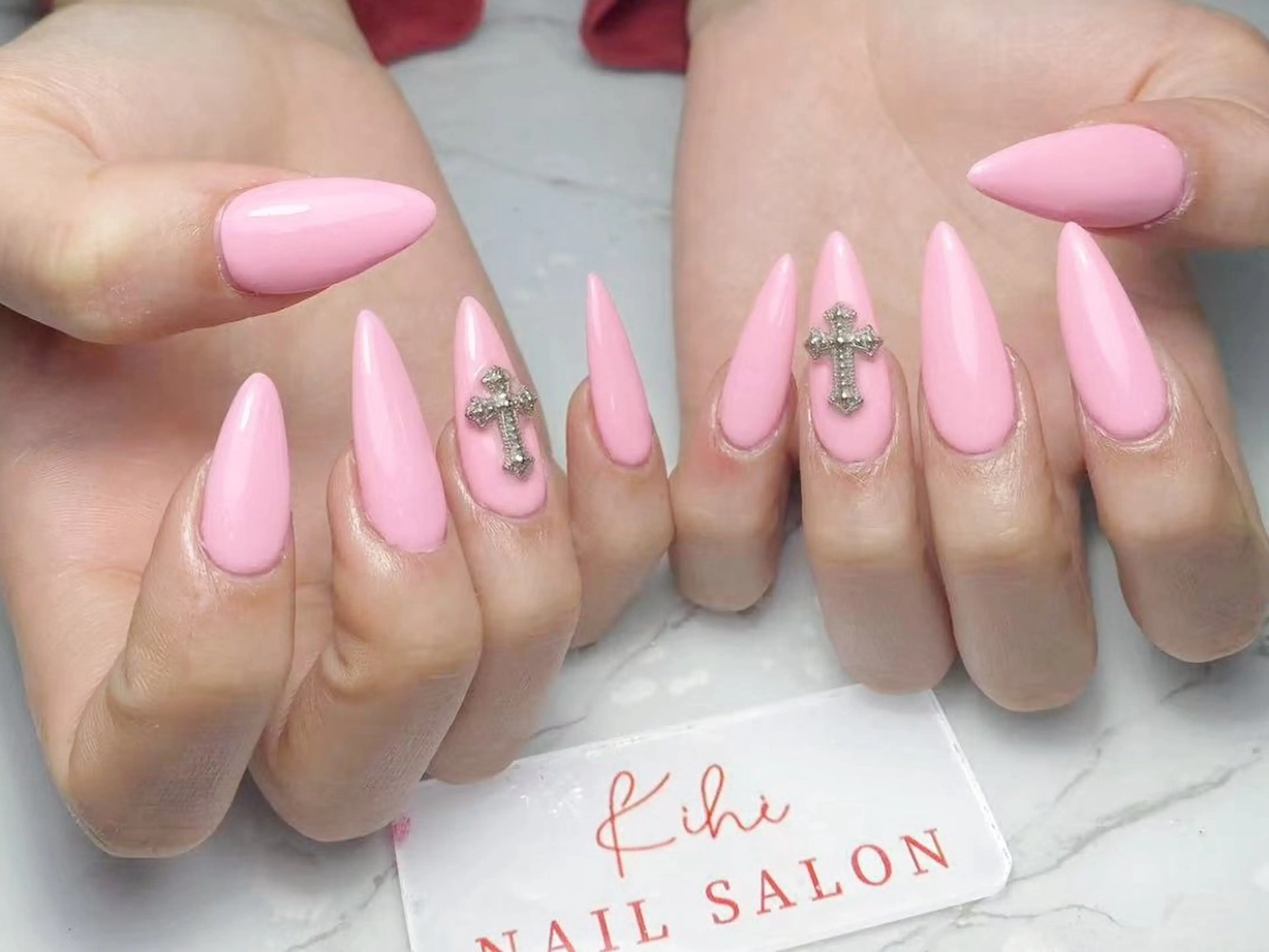 ネイル アートネイル フレンチネイル ジェルネイル グラデーション 韓国ネイル ハンドネイル さくら💮💮 【オフ無料】のネイルデザイン