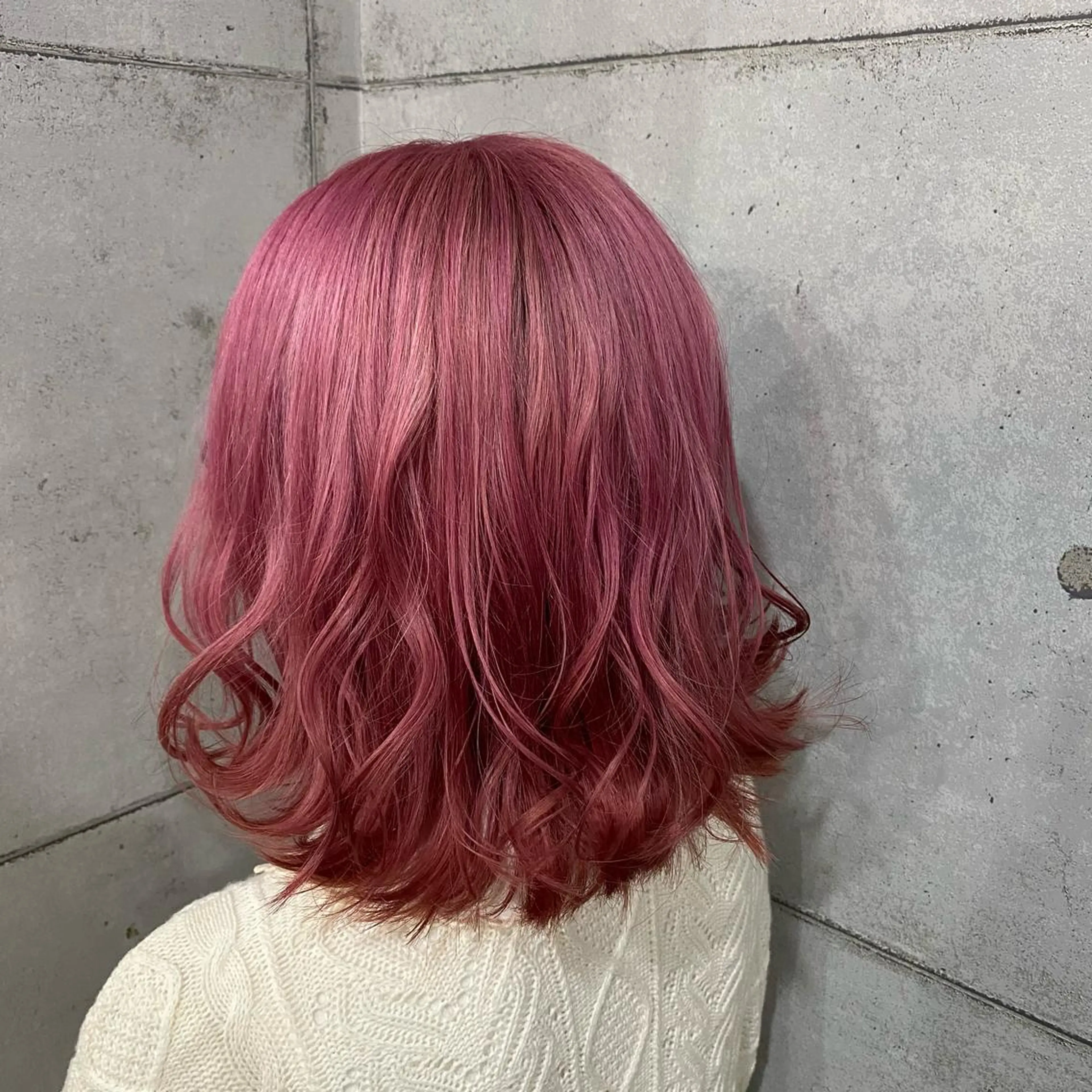 ミディアム ピンクラベンダー 艶カラー💎 髪質改善🎈アトワのヘアスタイル