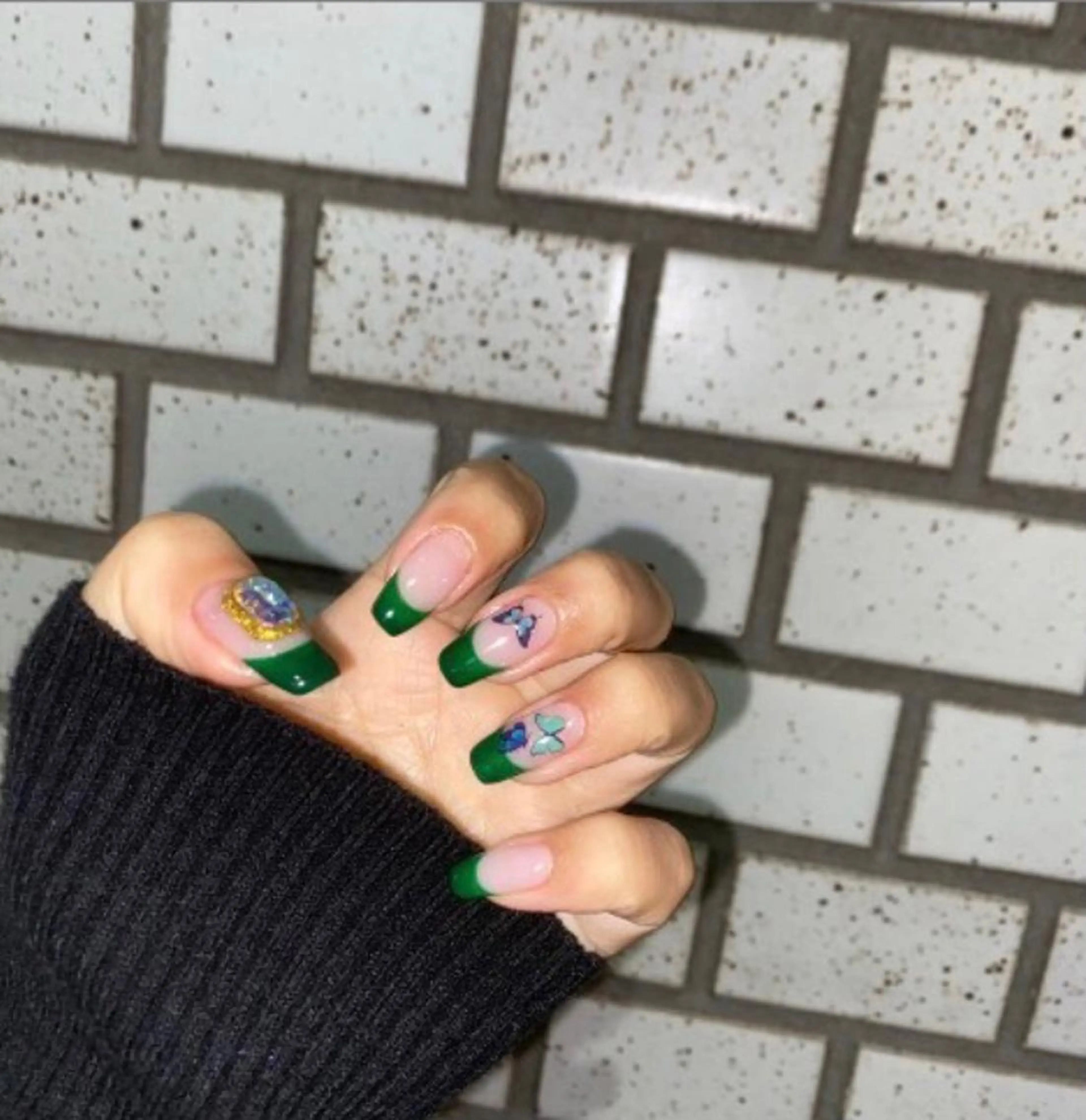 ネイル ハンドネイル パラあり！フィルイン 美フォルムのネイルデザイン