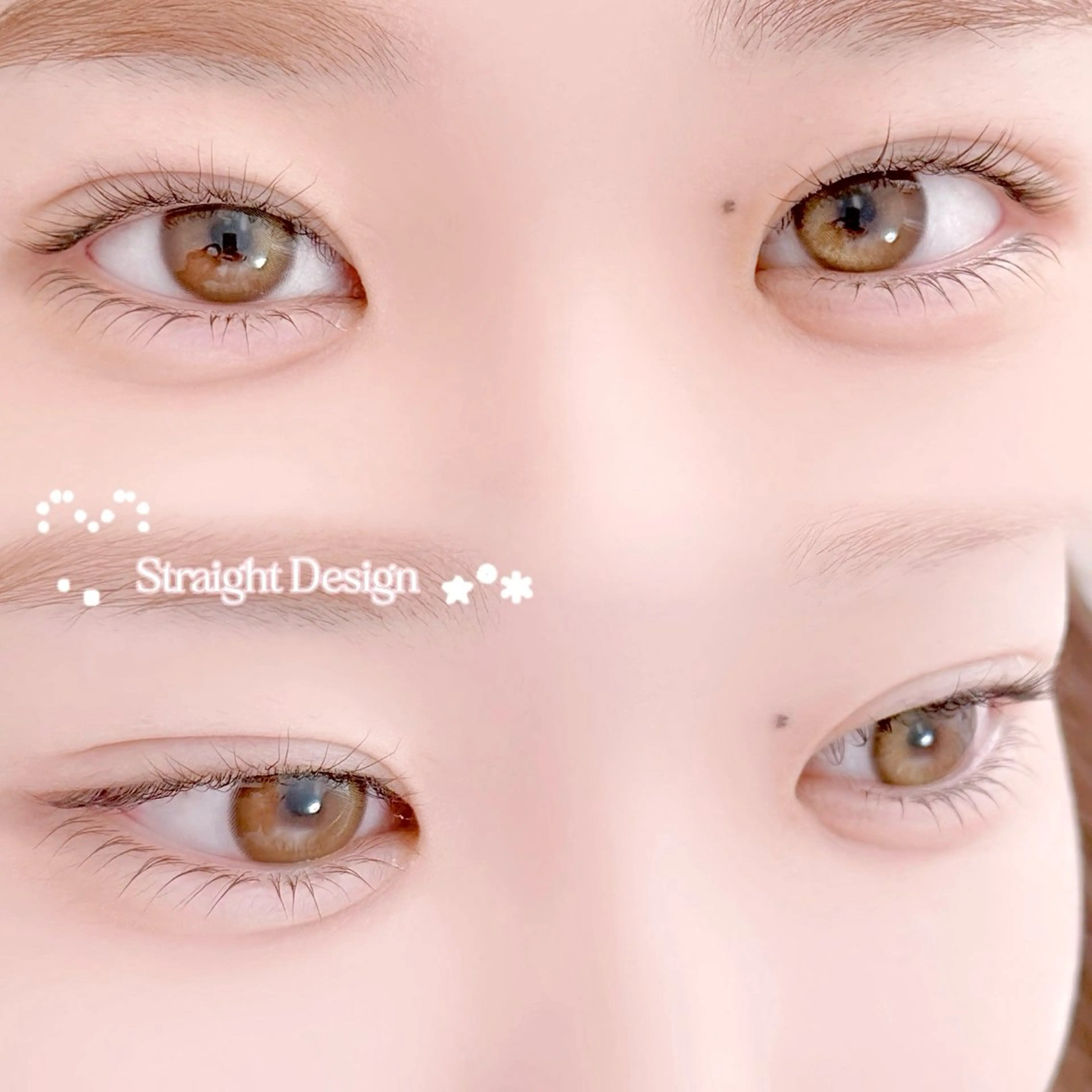 マツエク・マツパ まつげパーマ 下まつげエクステ マツパ Le'a福山 愛佳のマツエク・マツパデザイン