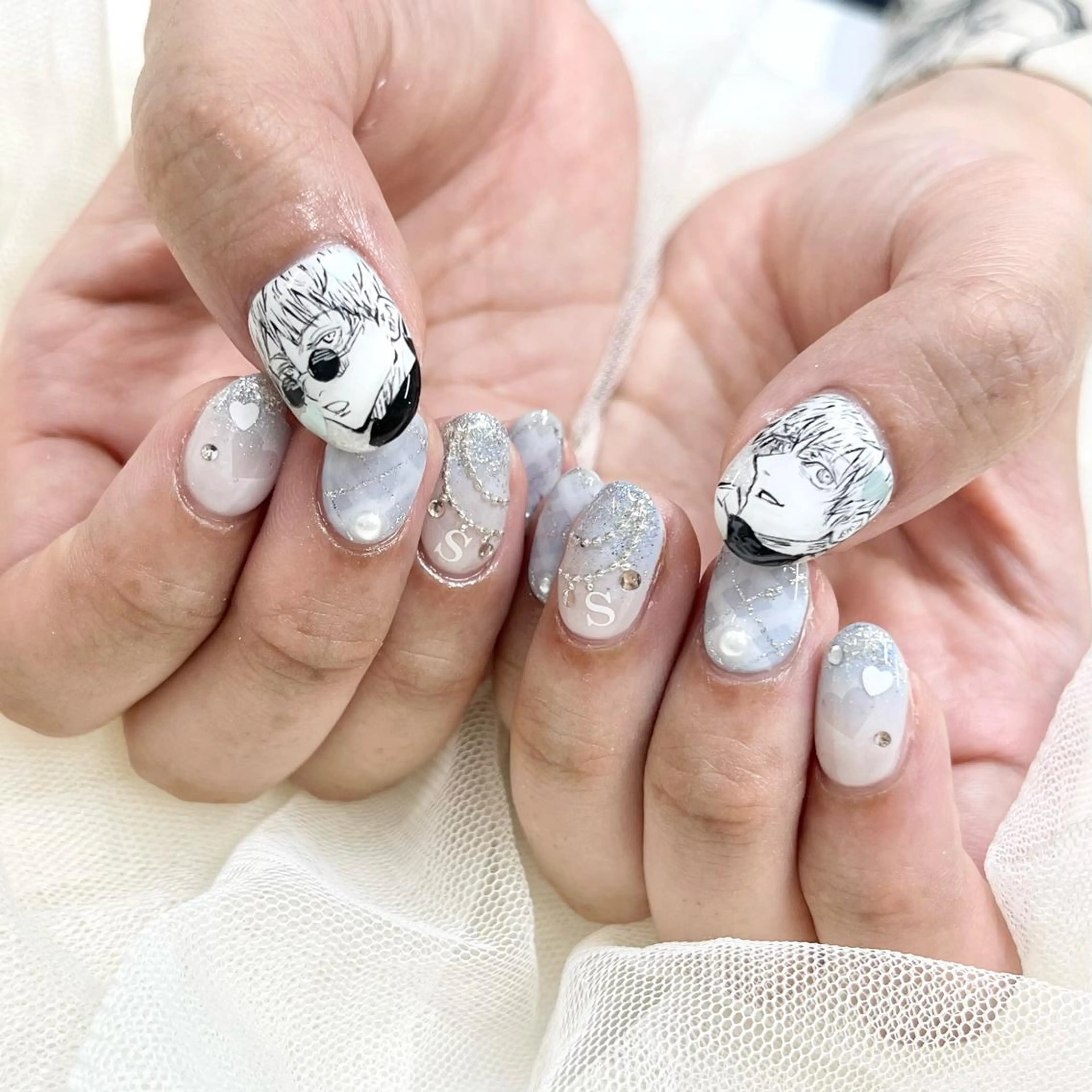 ミディアム ハンドネイル 池袋痛ネイル Nok. 渡辺のネイルデザイン