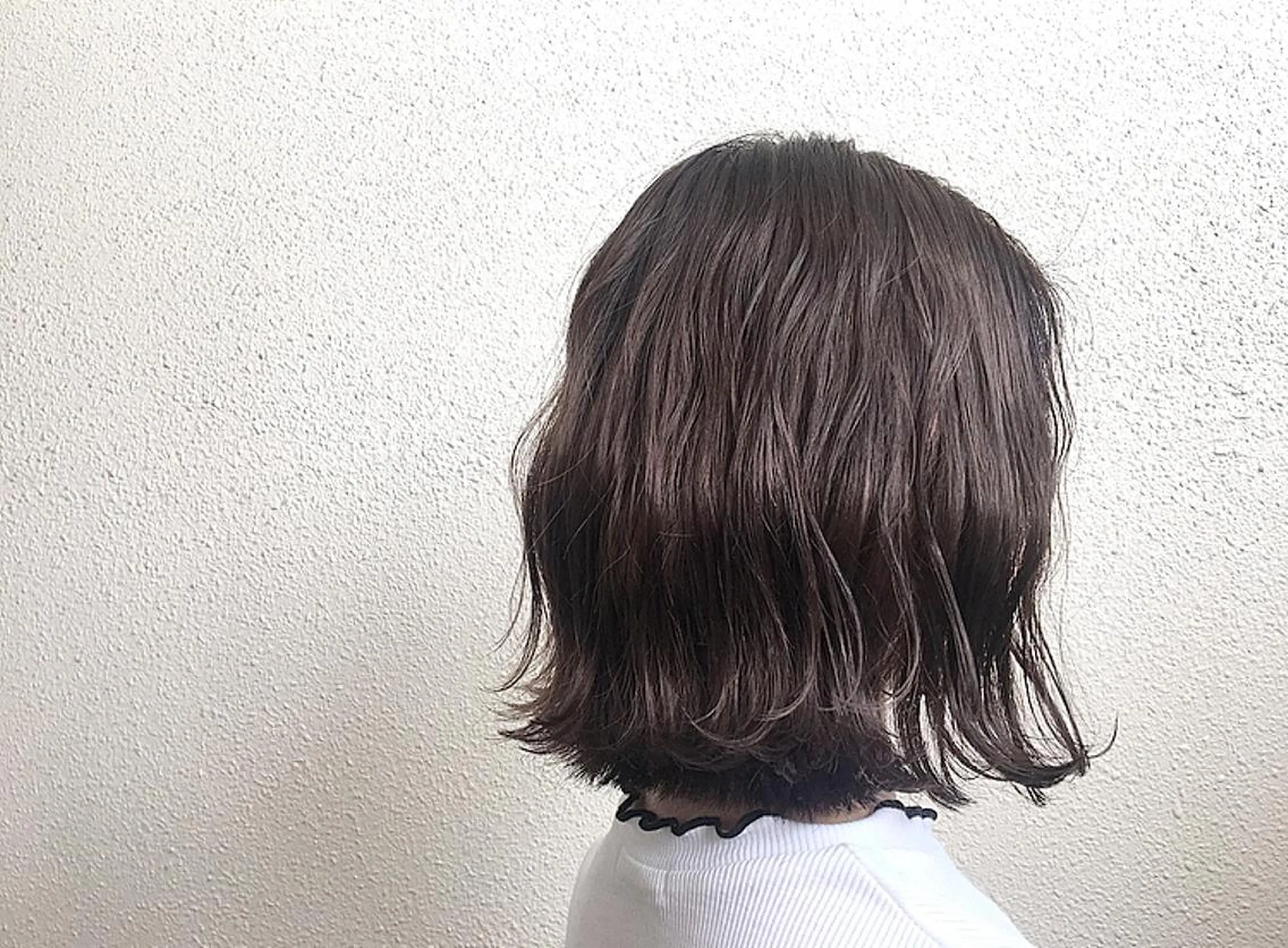 ミディアム カラー グレージュ ラベンダーカラー ラベンダーグレージュ ラベンダーグレー 半個室女性salon 🩰Natsumiのヘアスタイル