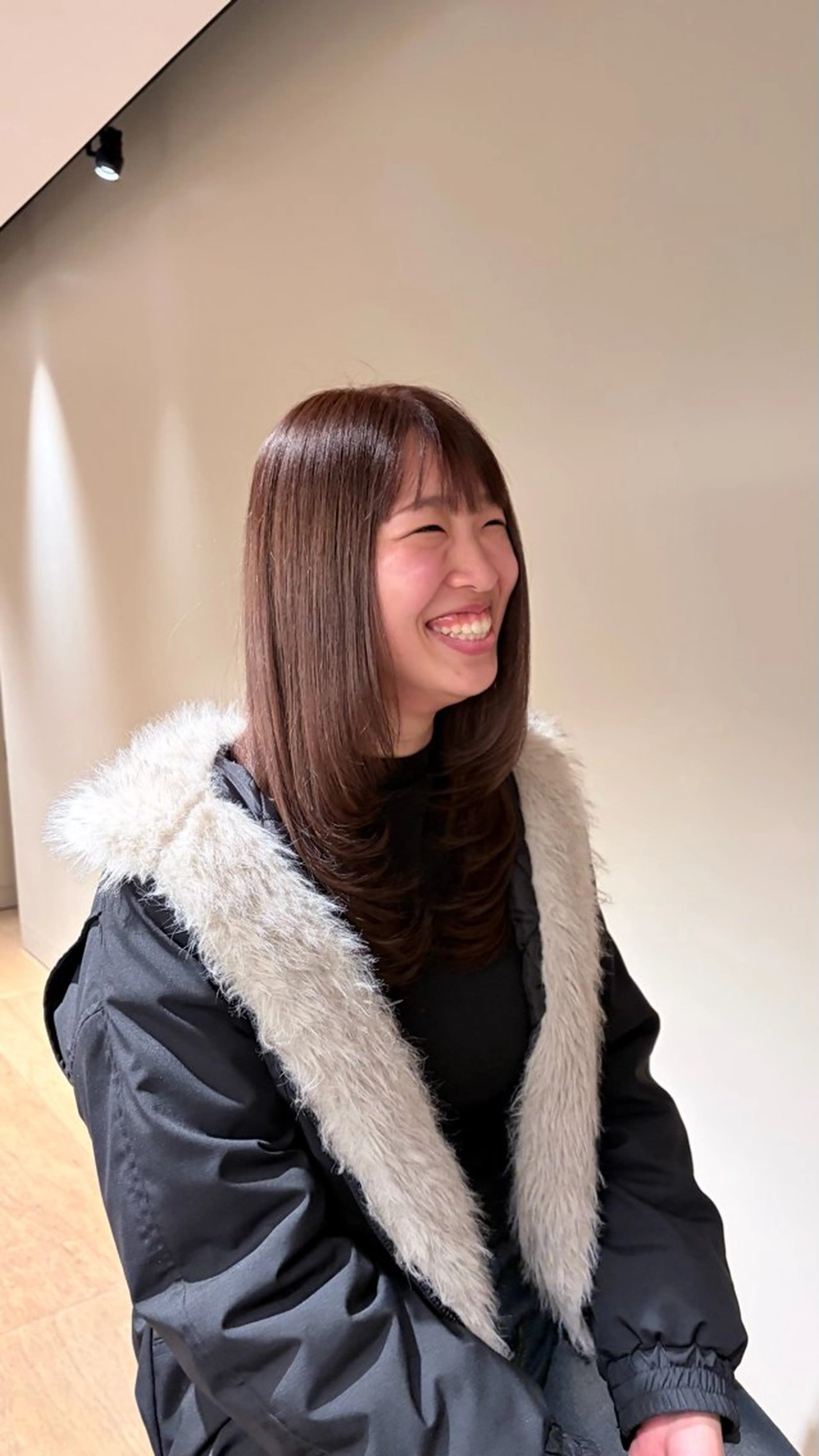 ロング レイヤーカット Raykyoto烏丸 kahoのヘアスタイル