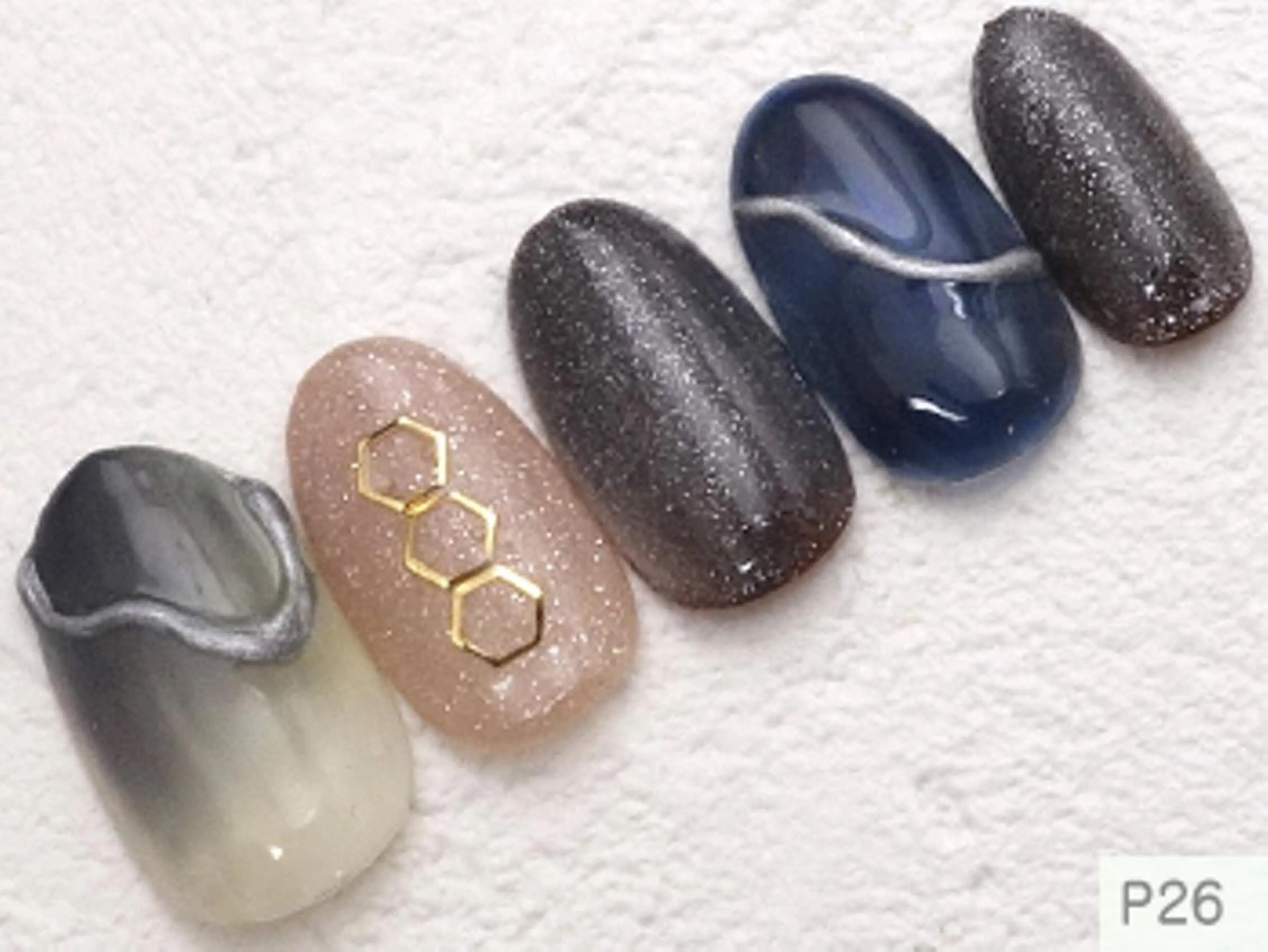 ネイル アートネイル ジェルネイル マグネットネイル ネイル nanのネイルデザイン