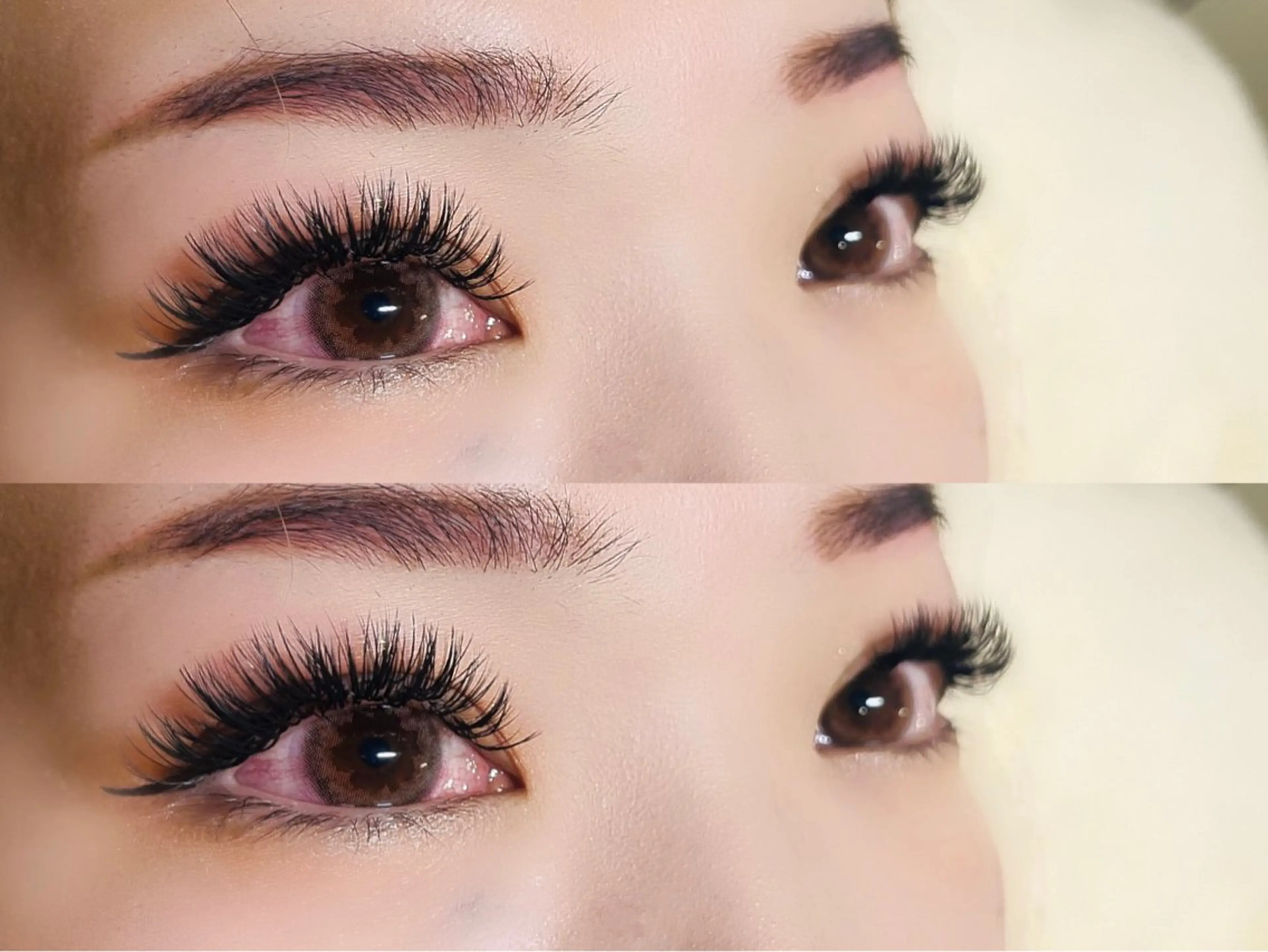 マツエク・マツパ 付け放題 バインドロック フラットラッシュ パリジェンヌラッシュリフト まつげパーマ マツエク AURORA RINAのマツエク・マツパデザイン