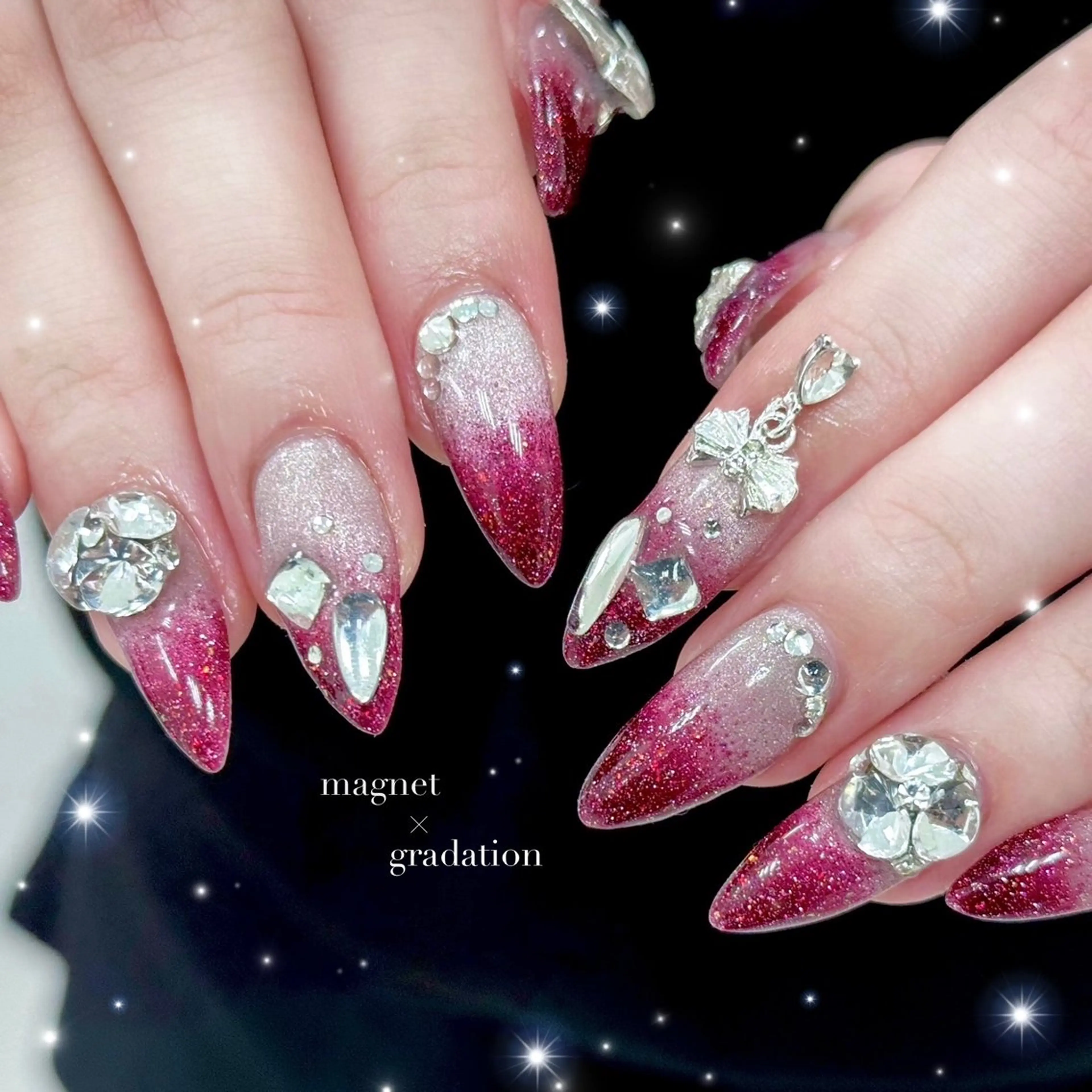 ネイル Purasia高橋✧ マグ/ワンホン/地雷のネイルデザイン