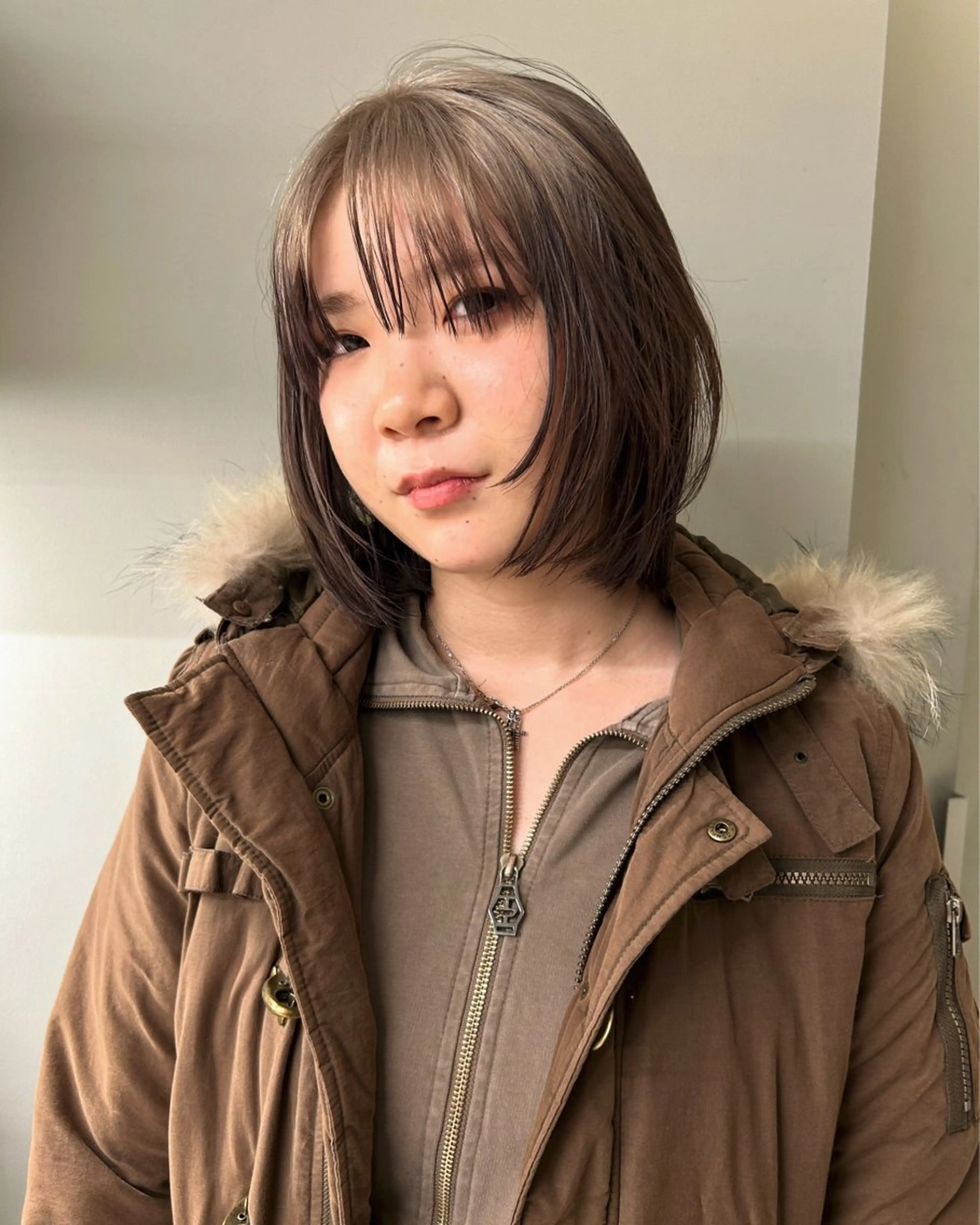 セミロング カラー ヘアカラー トリートメント ケアパーマ/ケアブリ ーチdaisukeのヘアスタイル