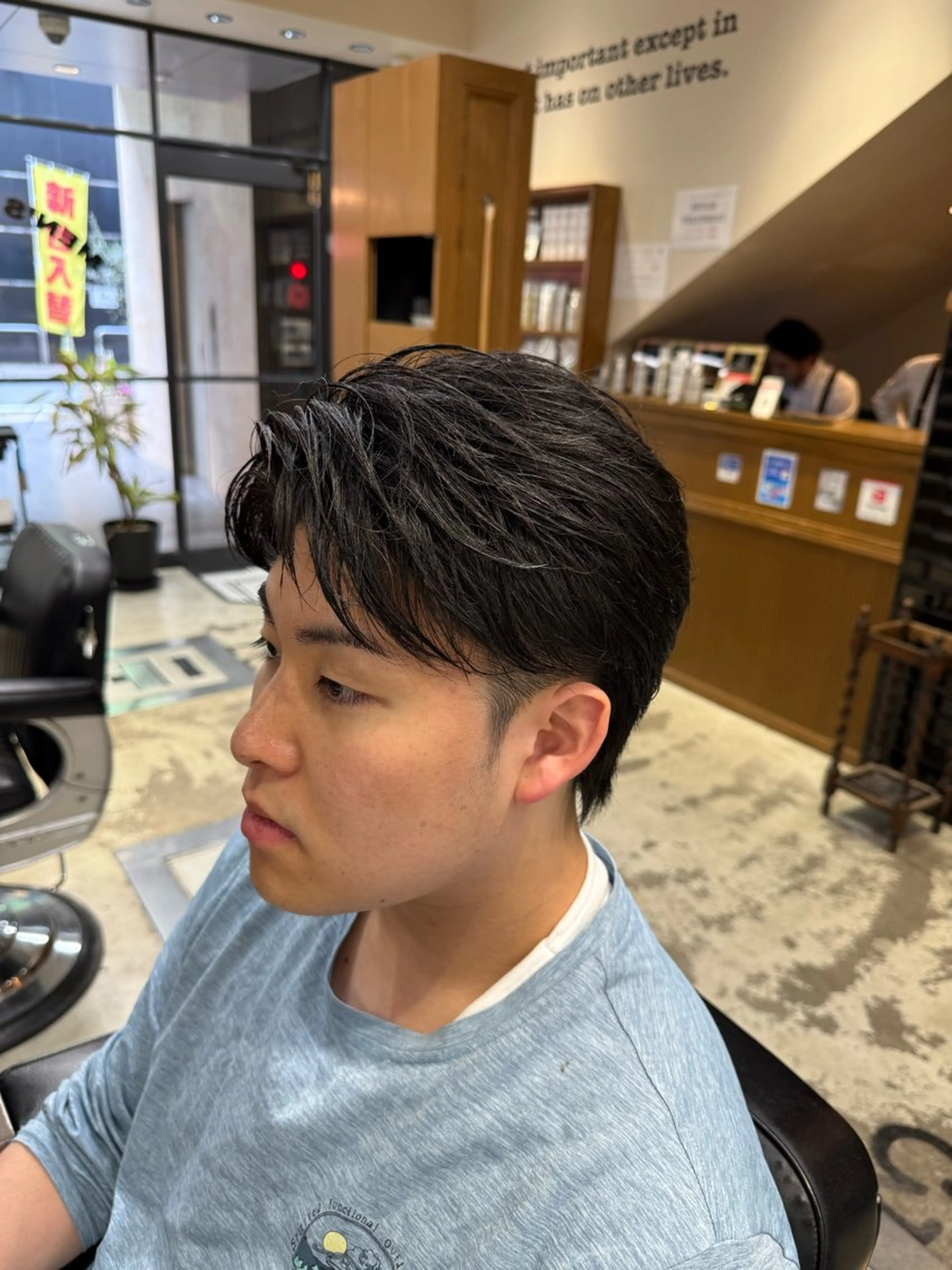 ショート メンズ ビジネス センターパート デート カット メンズカット、パーマ 特化美容師🌀/高田の眉毛・アイブロウイメージ