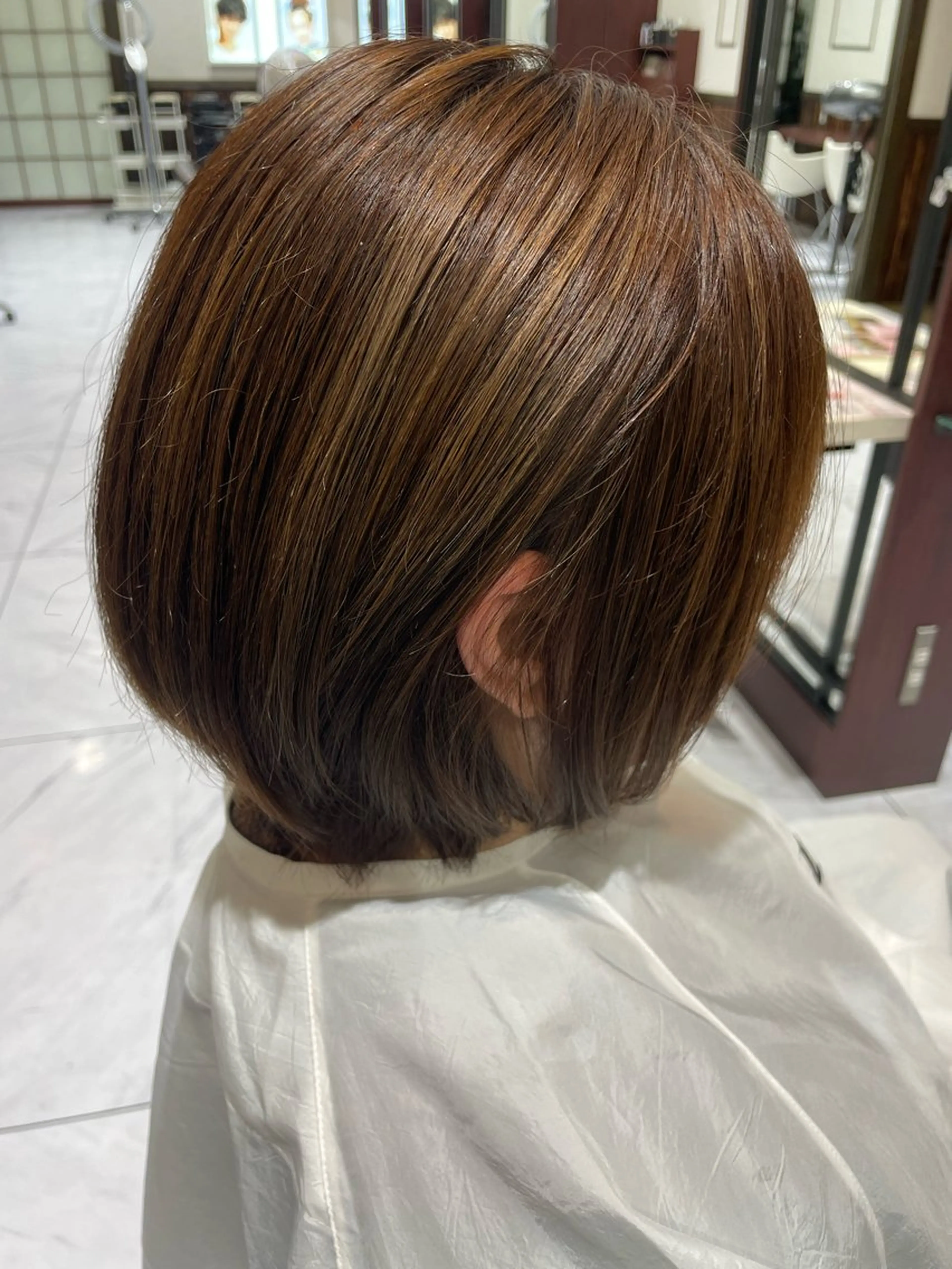 ショート カラー グレージュ 岩崎 唯人のヘアスタイル