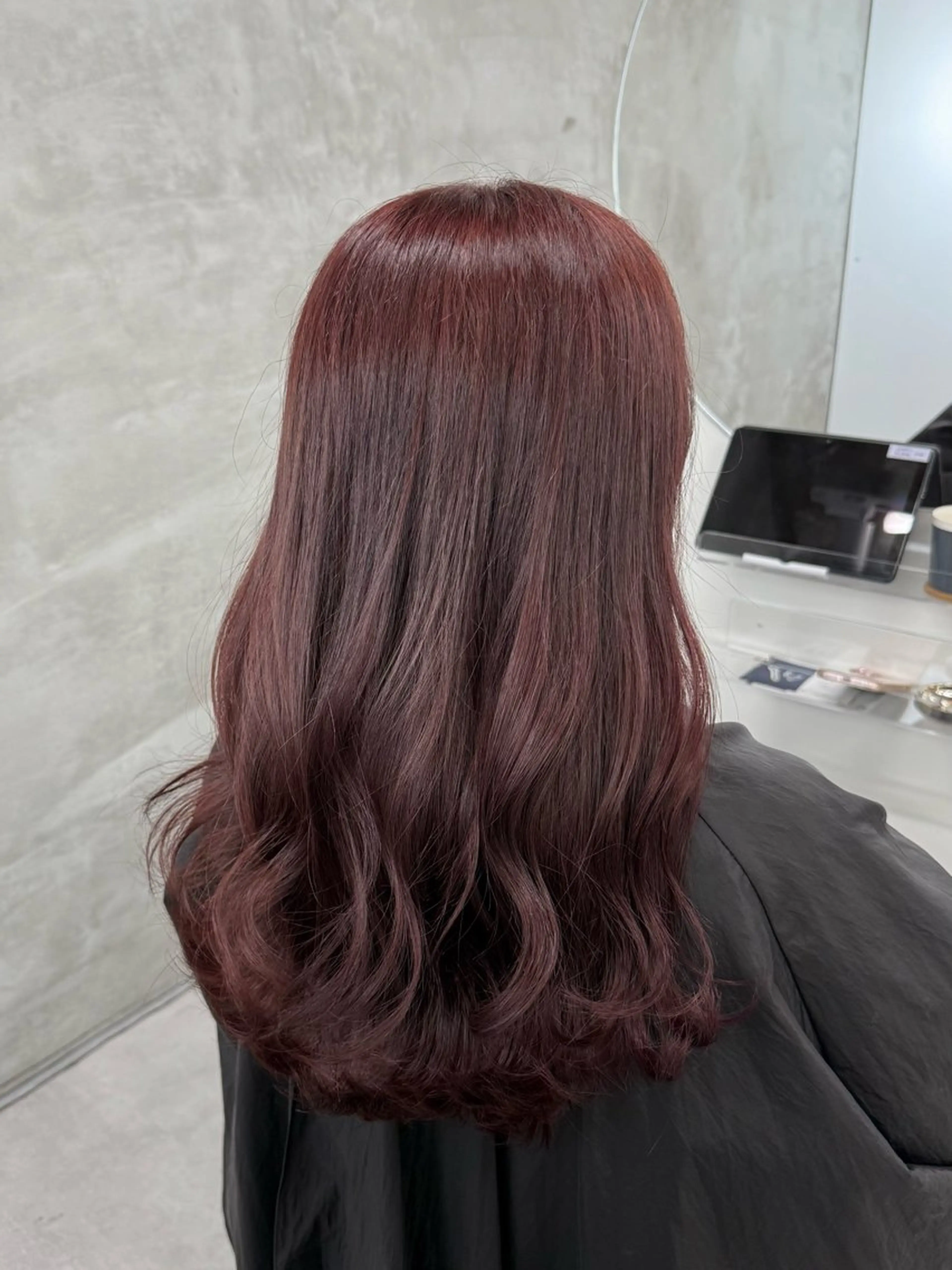 ロング カラー カット ヘアカラー トリートメント yuuna ✮ レイヤーカットのヘアスタイル