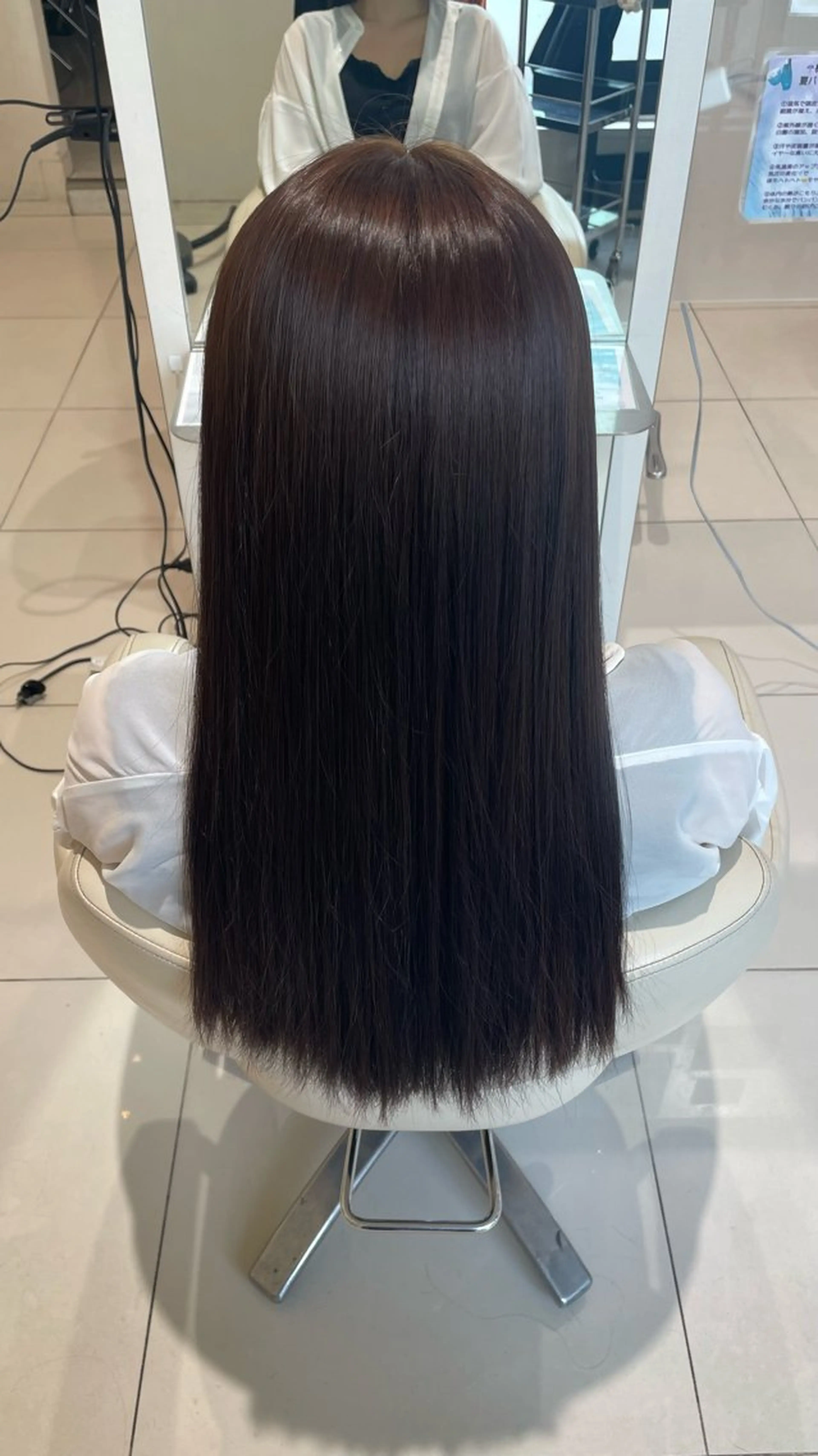 ロング 藤元 美咲のヘアスタイル