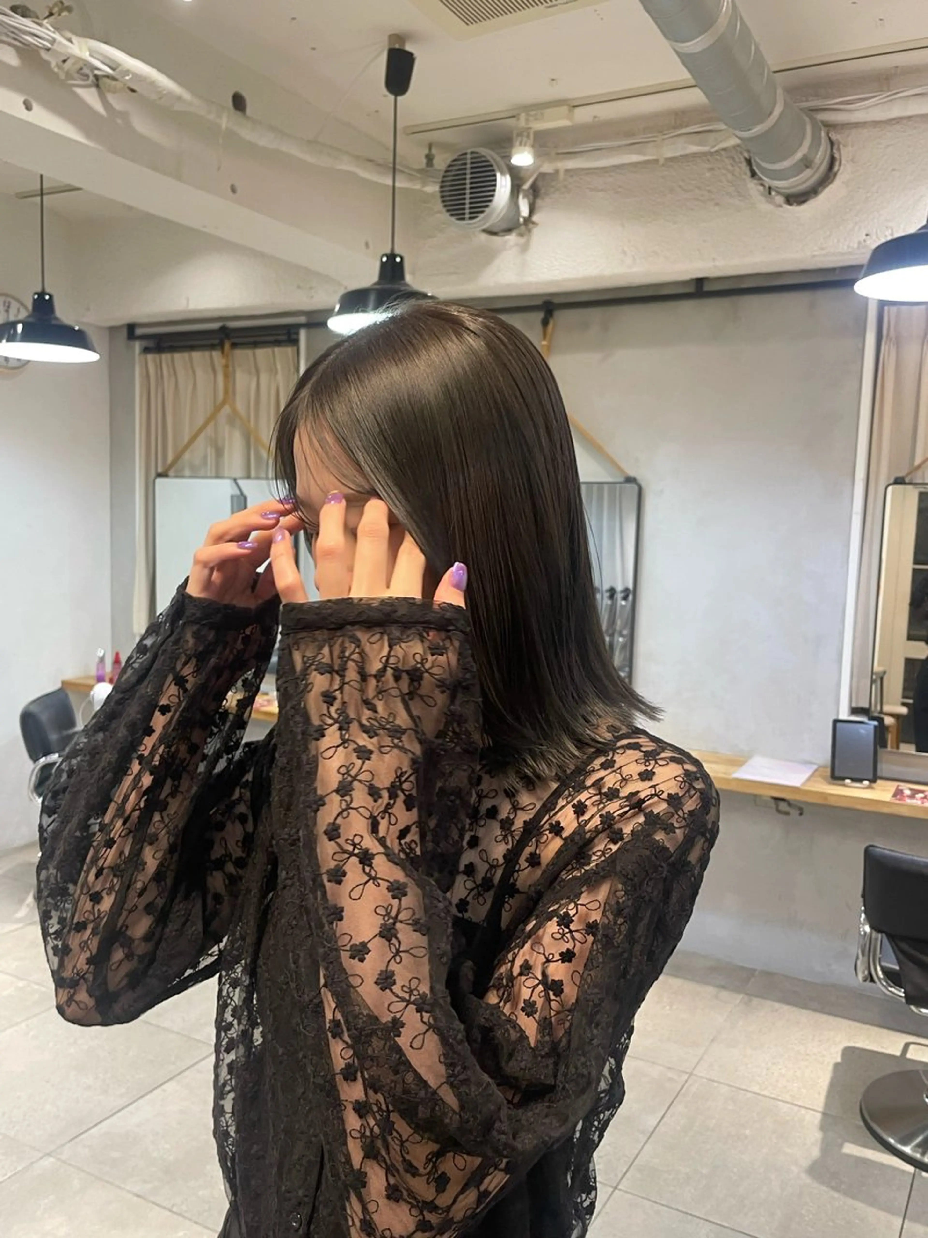 カラー とば みゆうのヘアスタイル