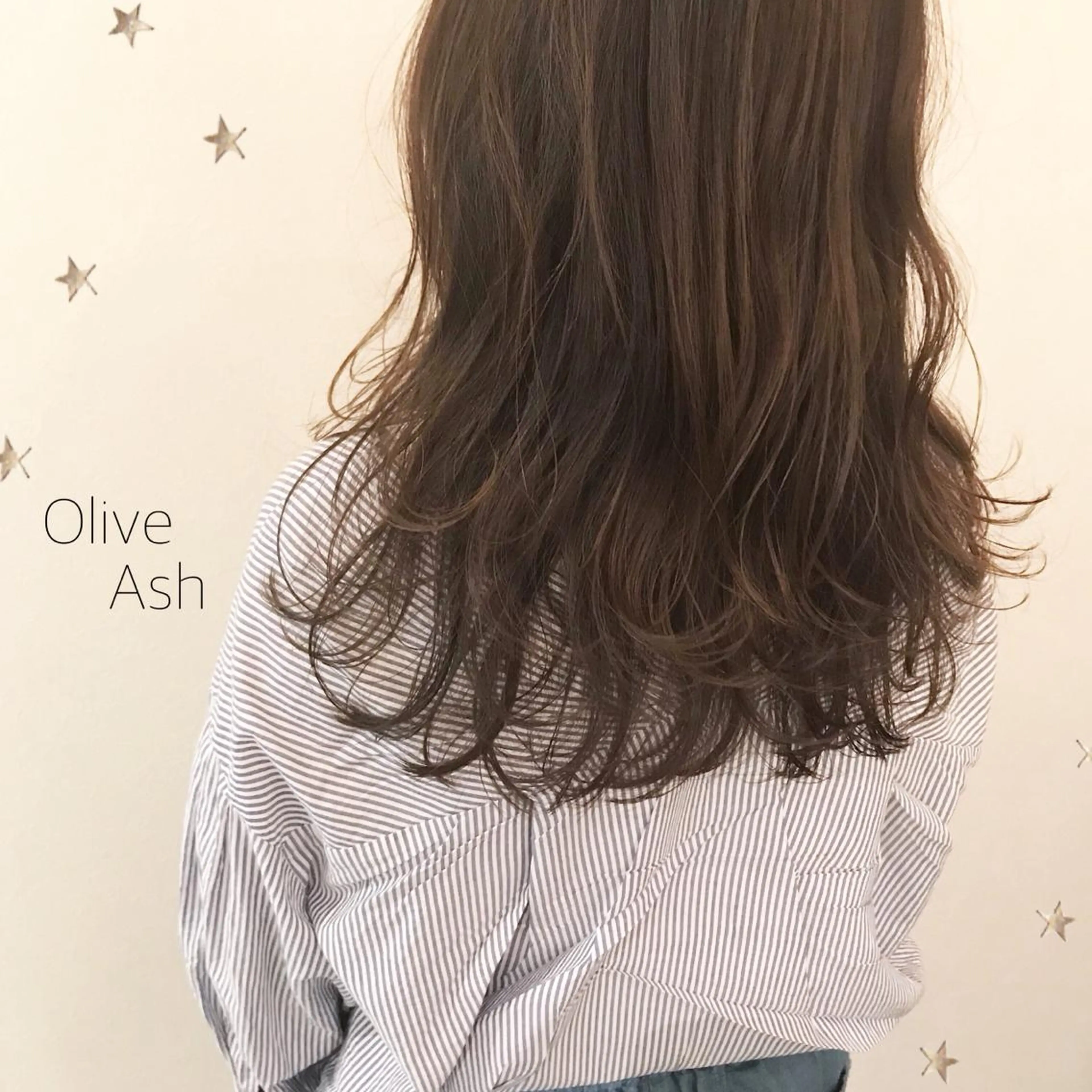 セミロング カラー 市川 千夏のヘアスタイル