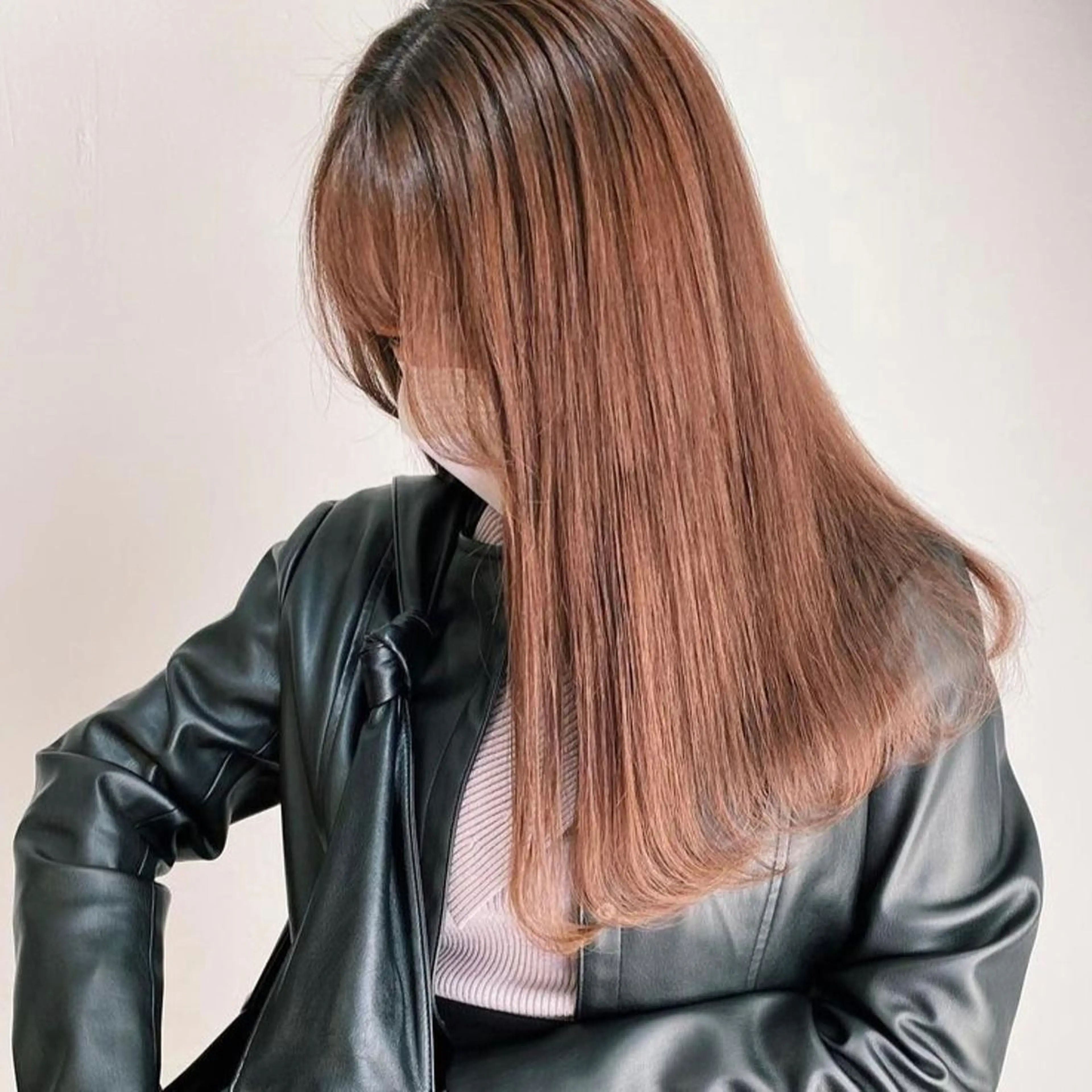 ロング カラー ブリーチ ブラウンカラー チョコレートブラウン ダブルカラー ハイトーンカラー 🧡色落ちまで2度綺 麗なカラー🧡ヨシキのヘアスタイル