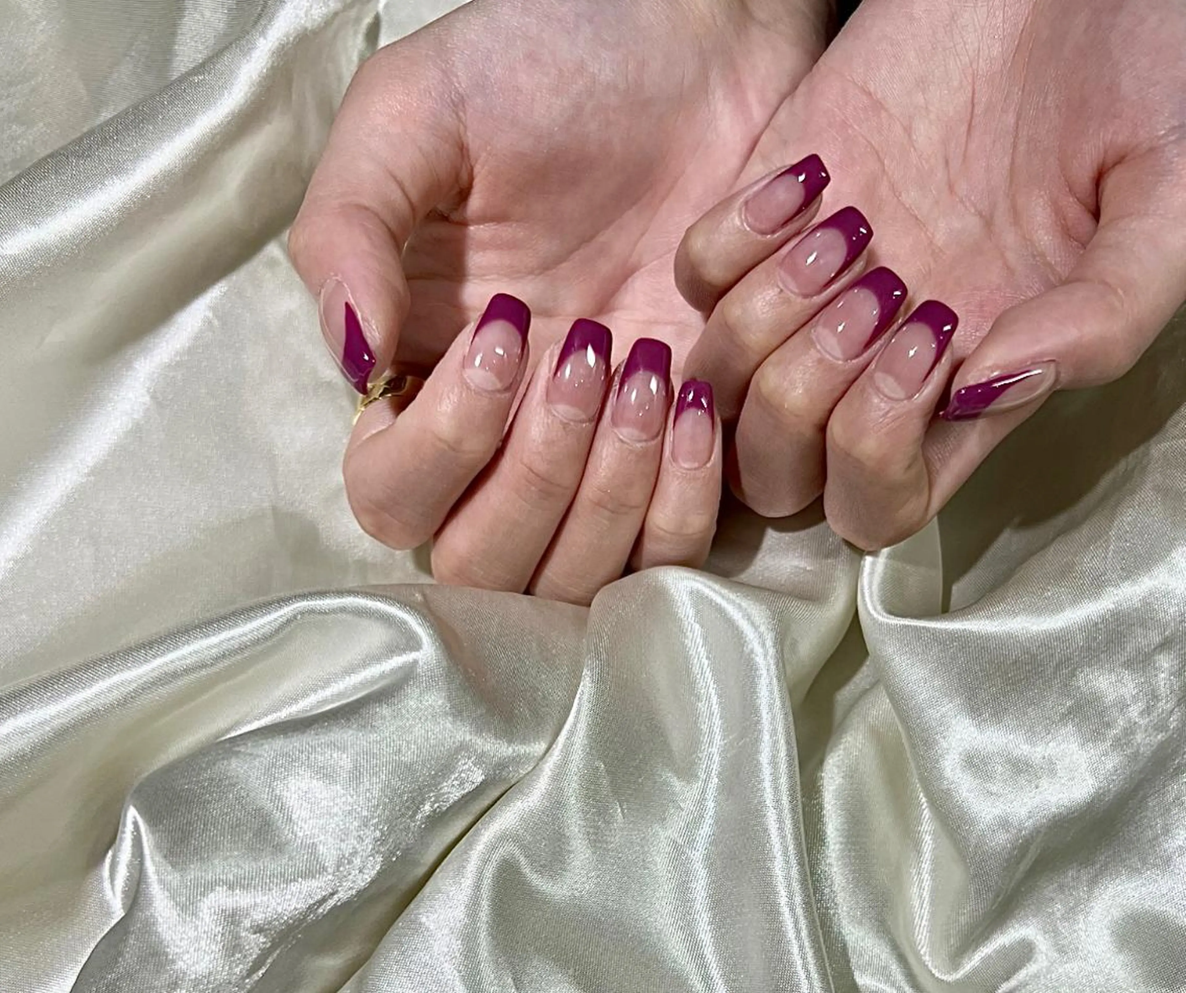 フレンチネイルの写真