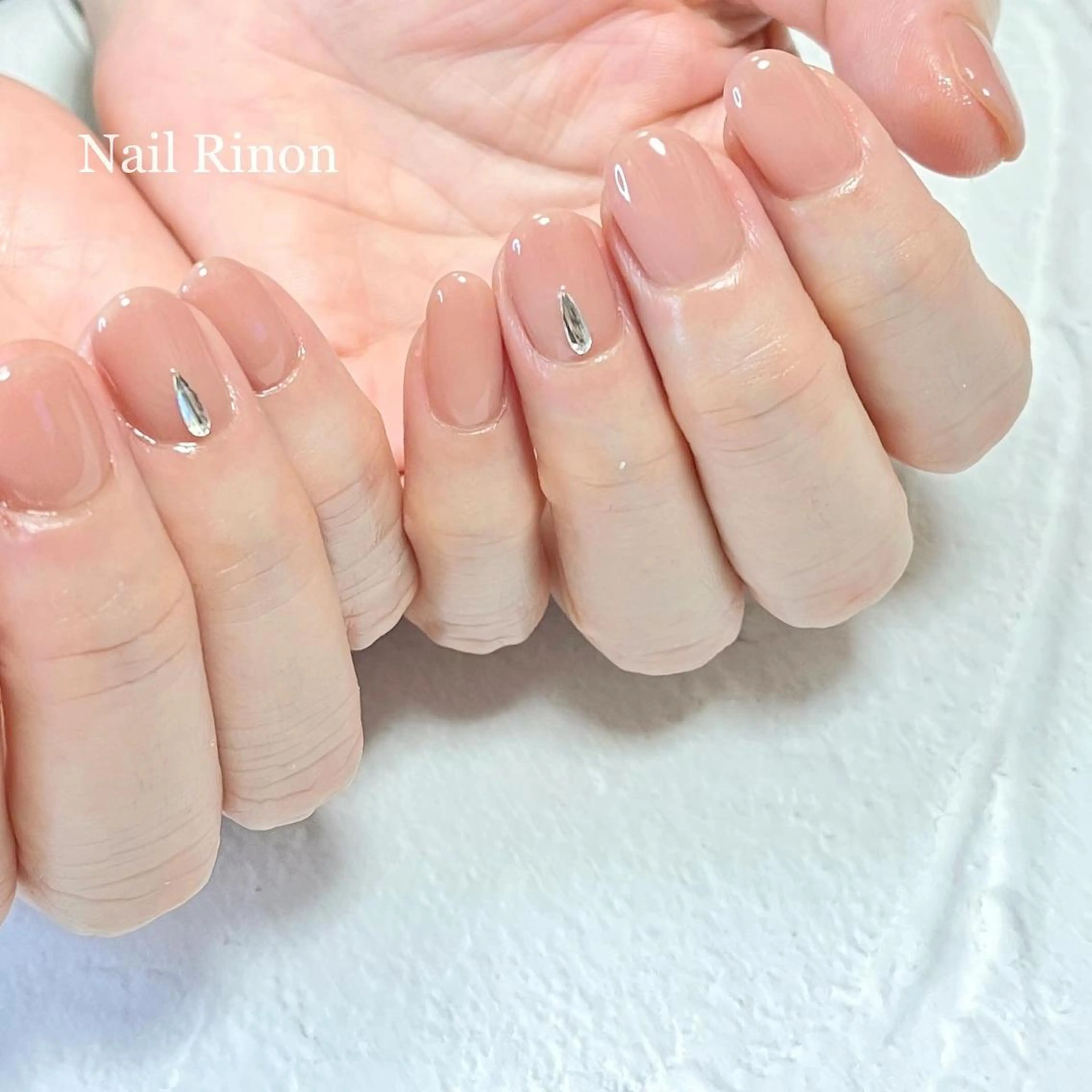 ネイル シンプルネイル ハンドネイル Nail Rinonのネイルデザイン