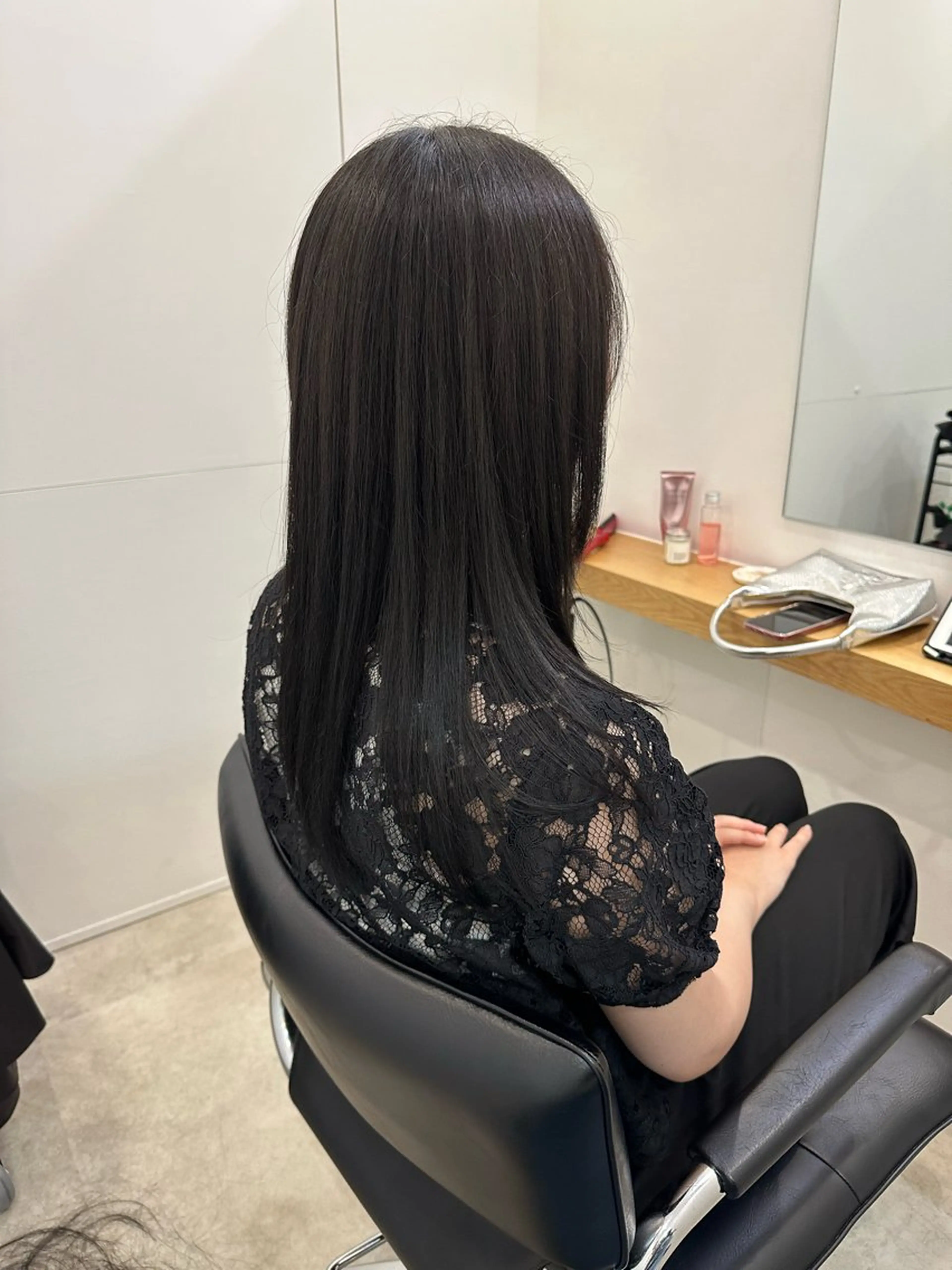 セミロング カラー カット ヘアカラー トリートメント レイヤー/ナチュラル 💐nao.のヘアスタイル