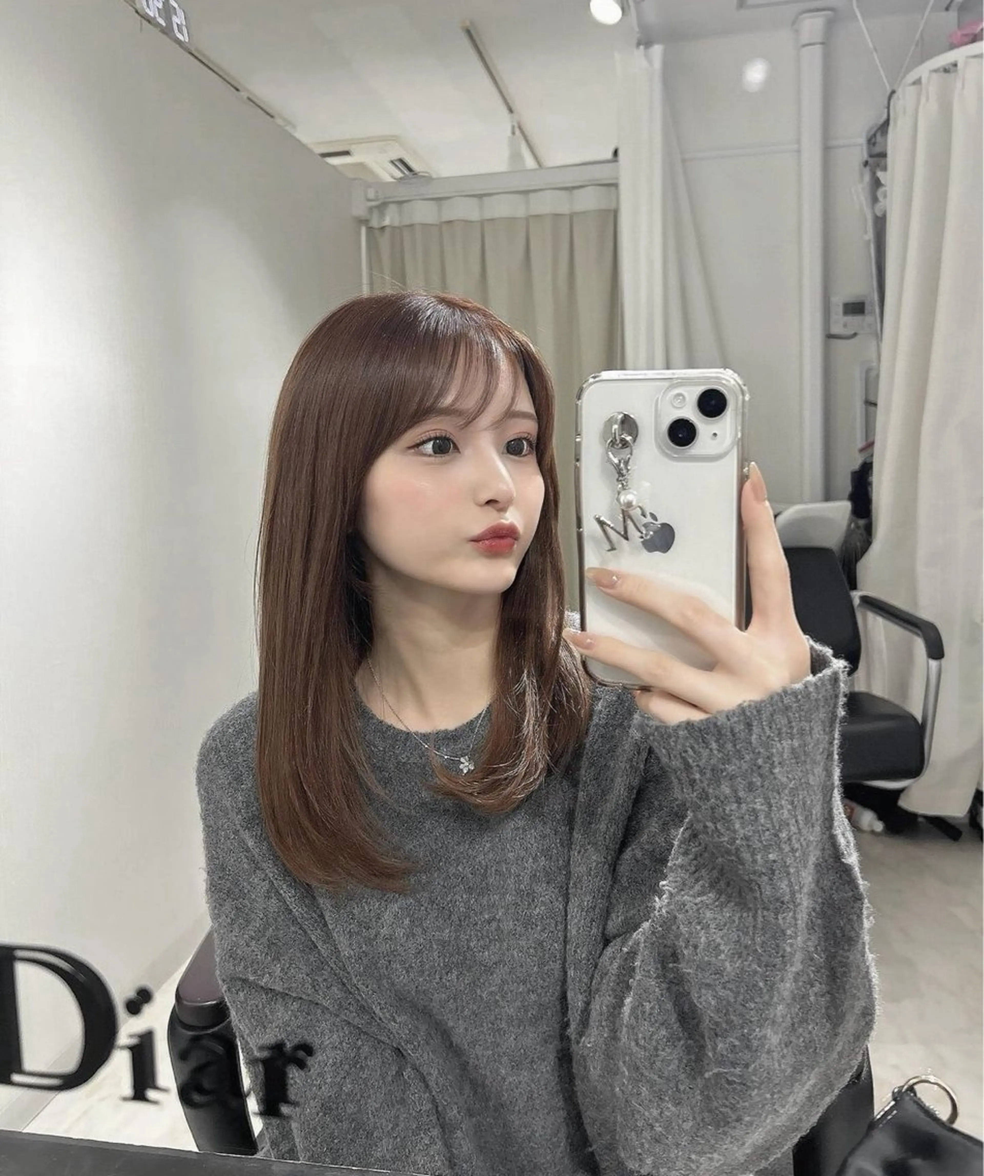 ロング カラー カット ヘアカラー 【Diar】オーナー アキヨシケンタのヘアスタイル