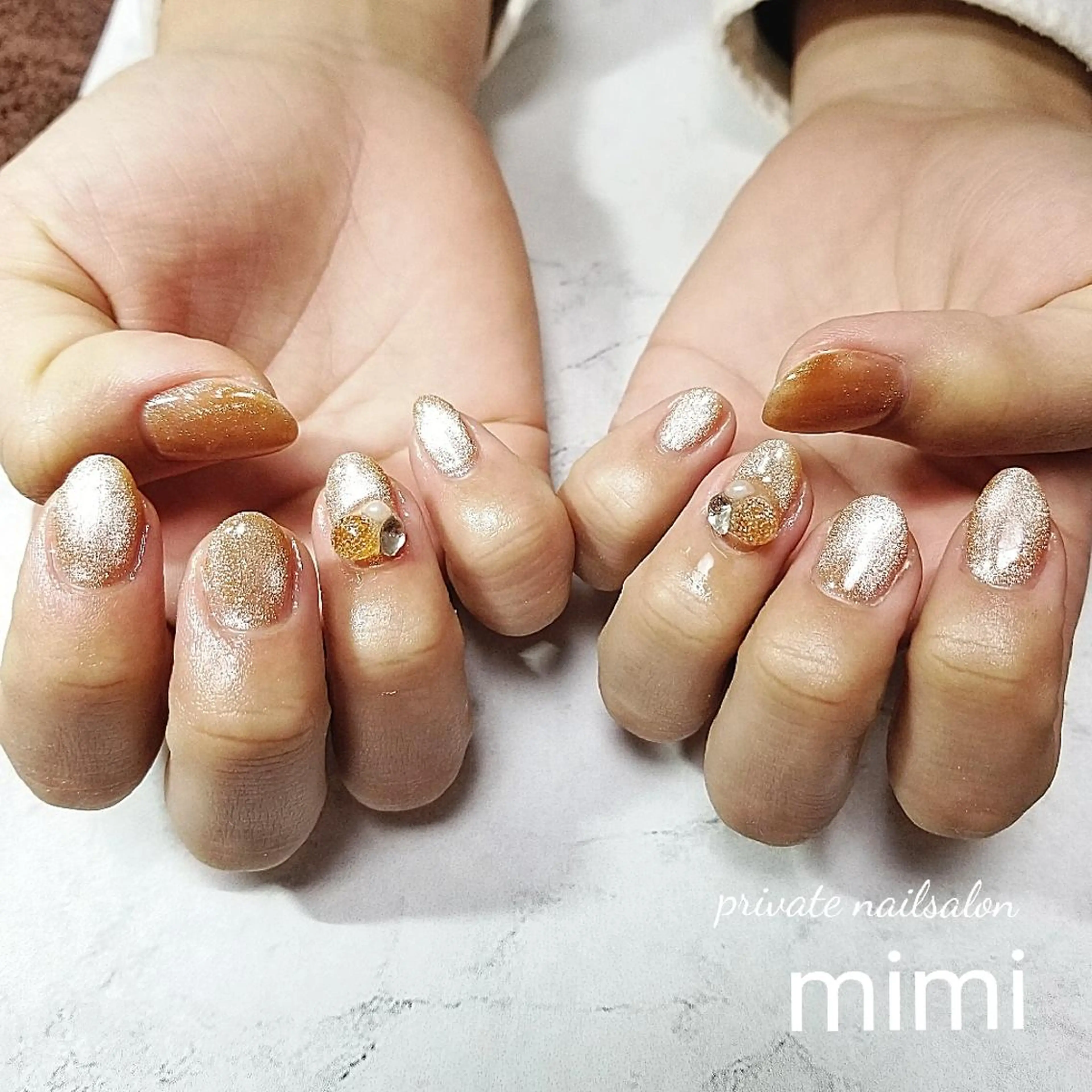 ネイル マグネットネイル ハンドネイル 博多ネイル ｍｉｍｉのネイルデザイン