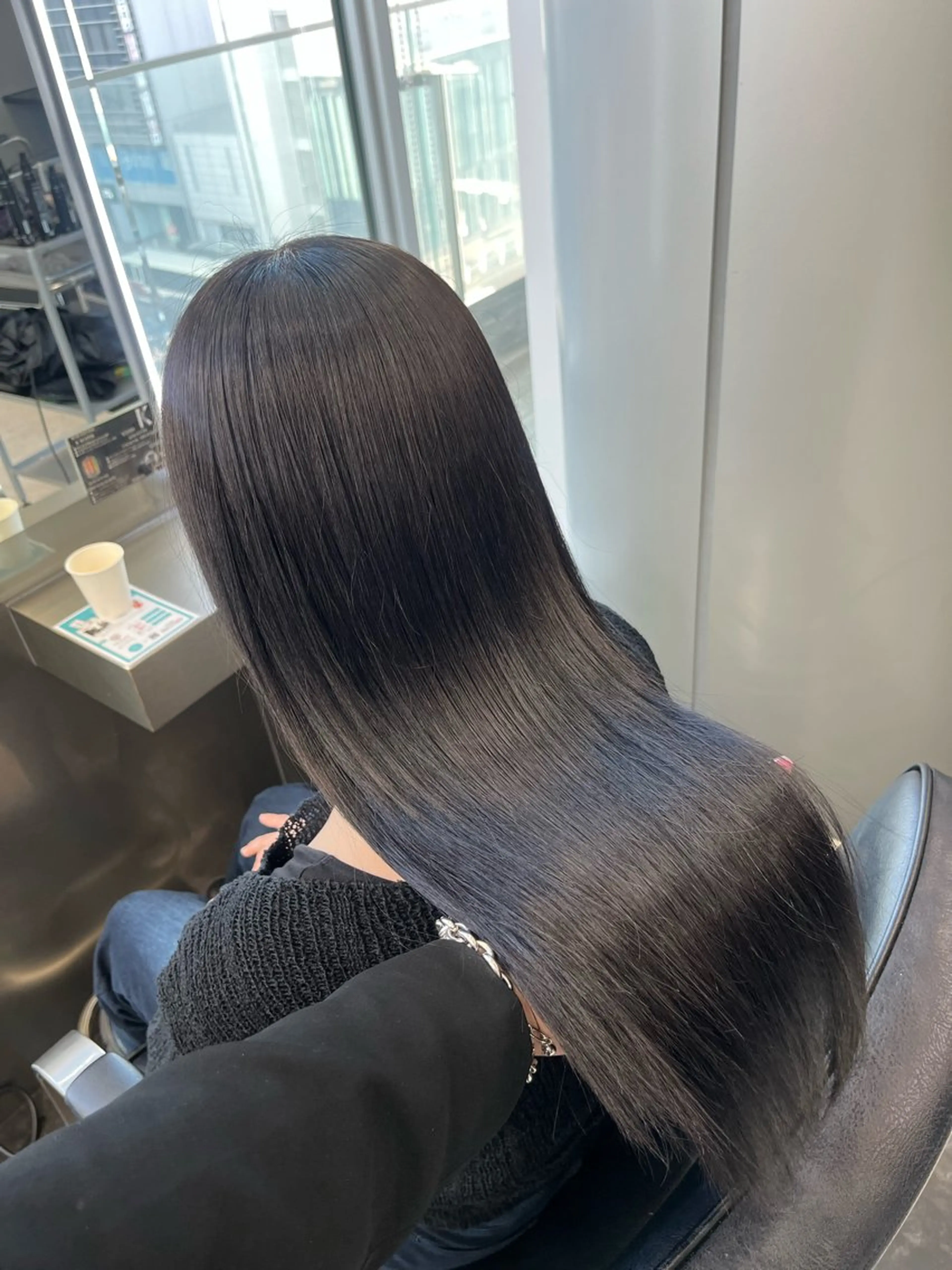 ロング カラー ヘアアレンジ ハイトーン/透明感 髪質改善/rinaのヘアスタイル