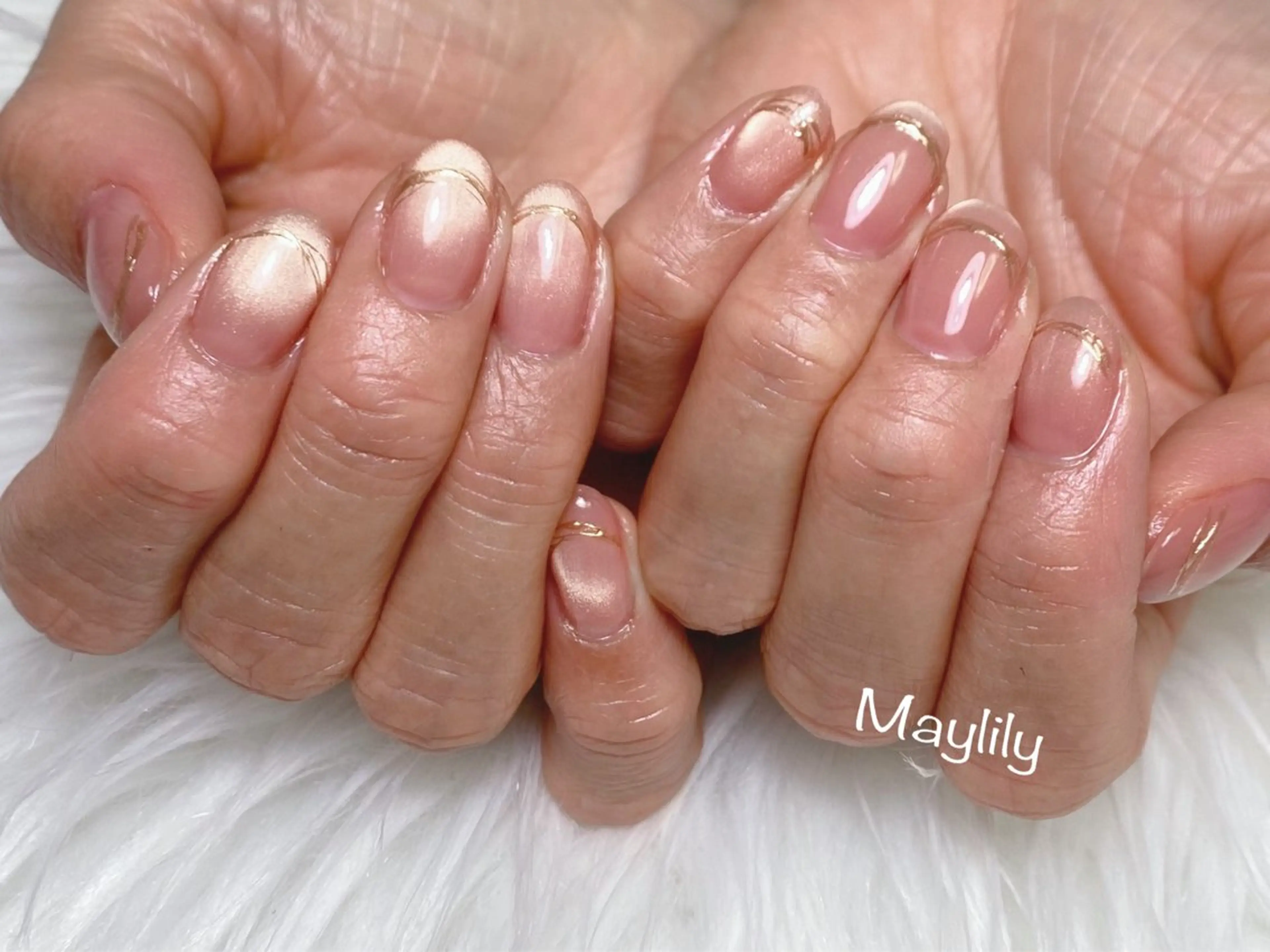 ネイル 持ち込み ハンドネイル Nail salon Maylilyのネイルデザイン
