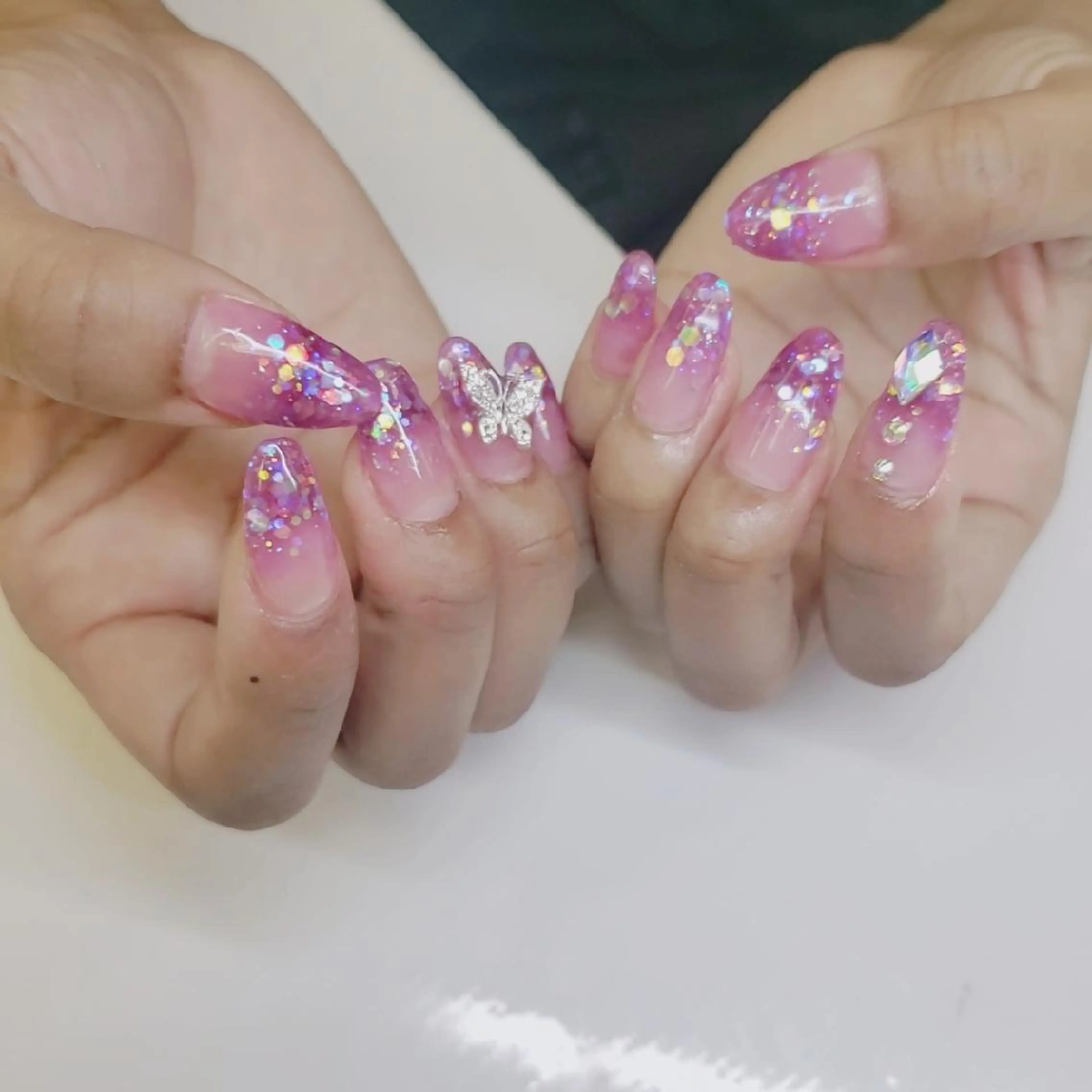 ネイル スカルプネイル ハンドネイル クロキ 。のネイルデザイン