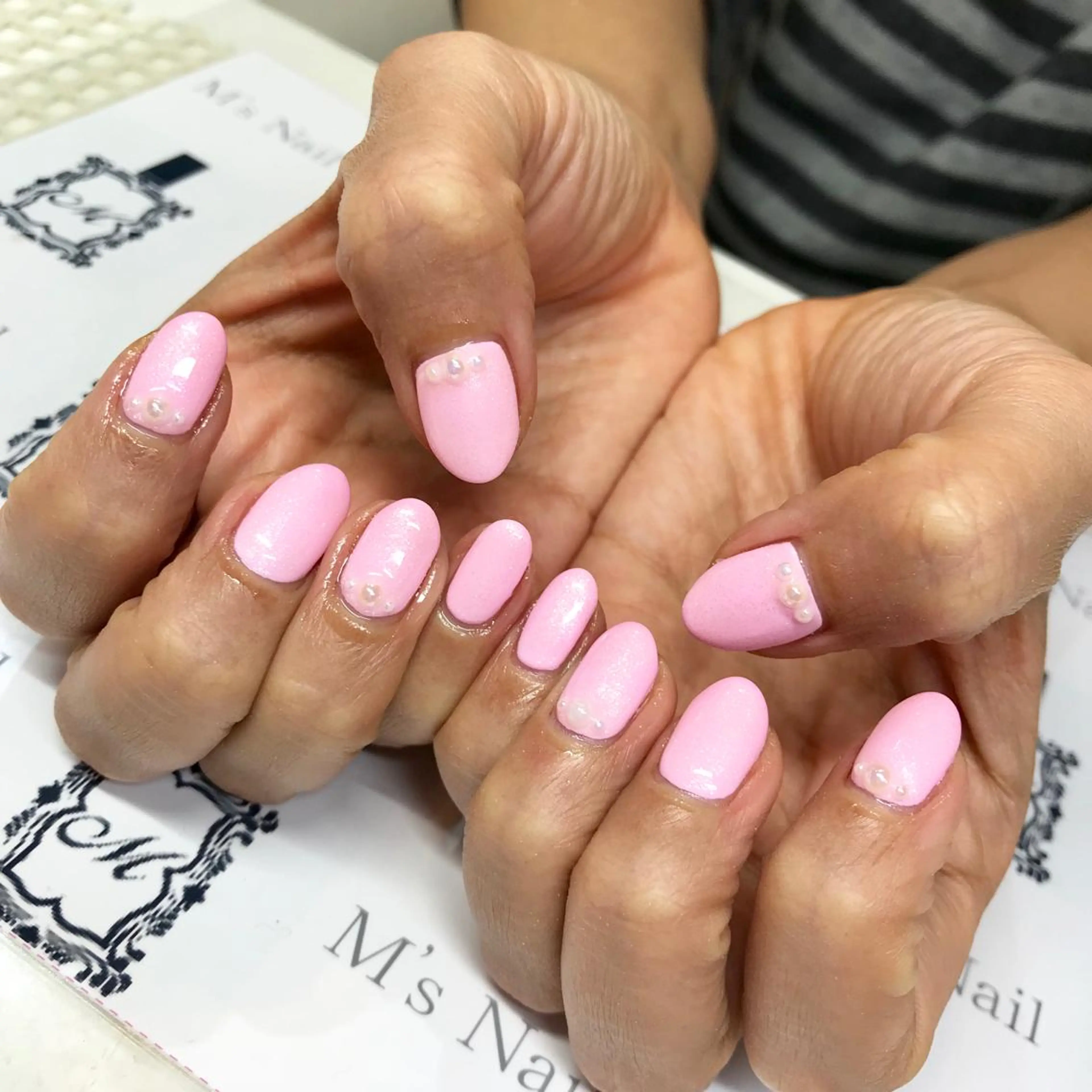 ネイル アートネイル ワンカラーネイル M's nail ..高幡不動のネイルデザイン