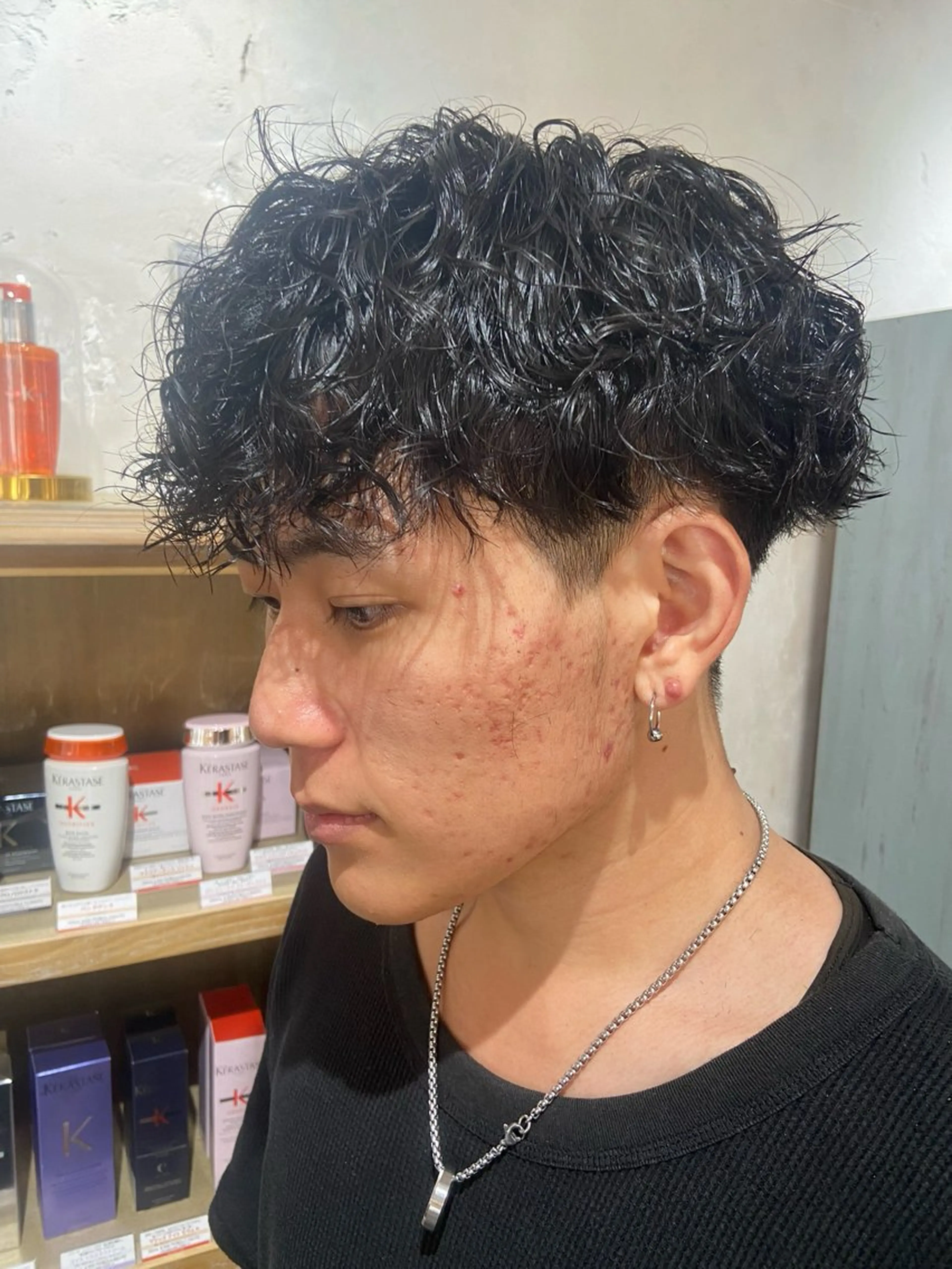 パーマ メンズ 地毛風縮毛矯正 /ニュアンス/はるたのヘアスタイル