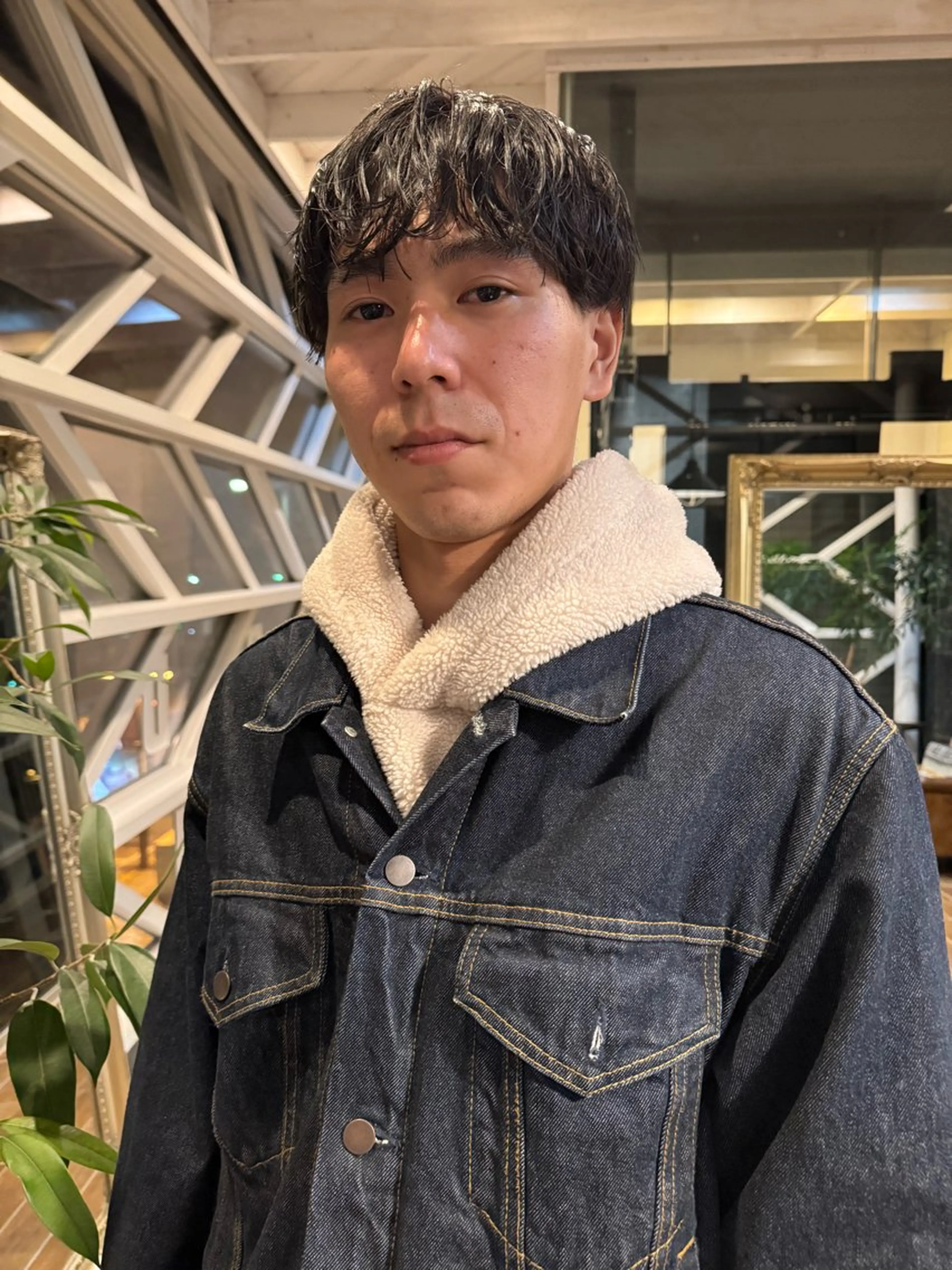 パーマ メンズ カット パーマ 村上 輝のヘアスタイル