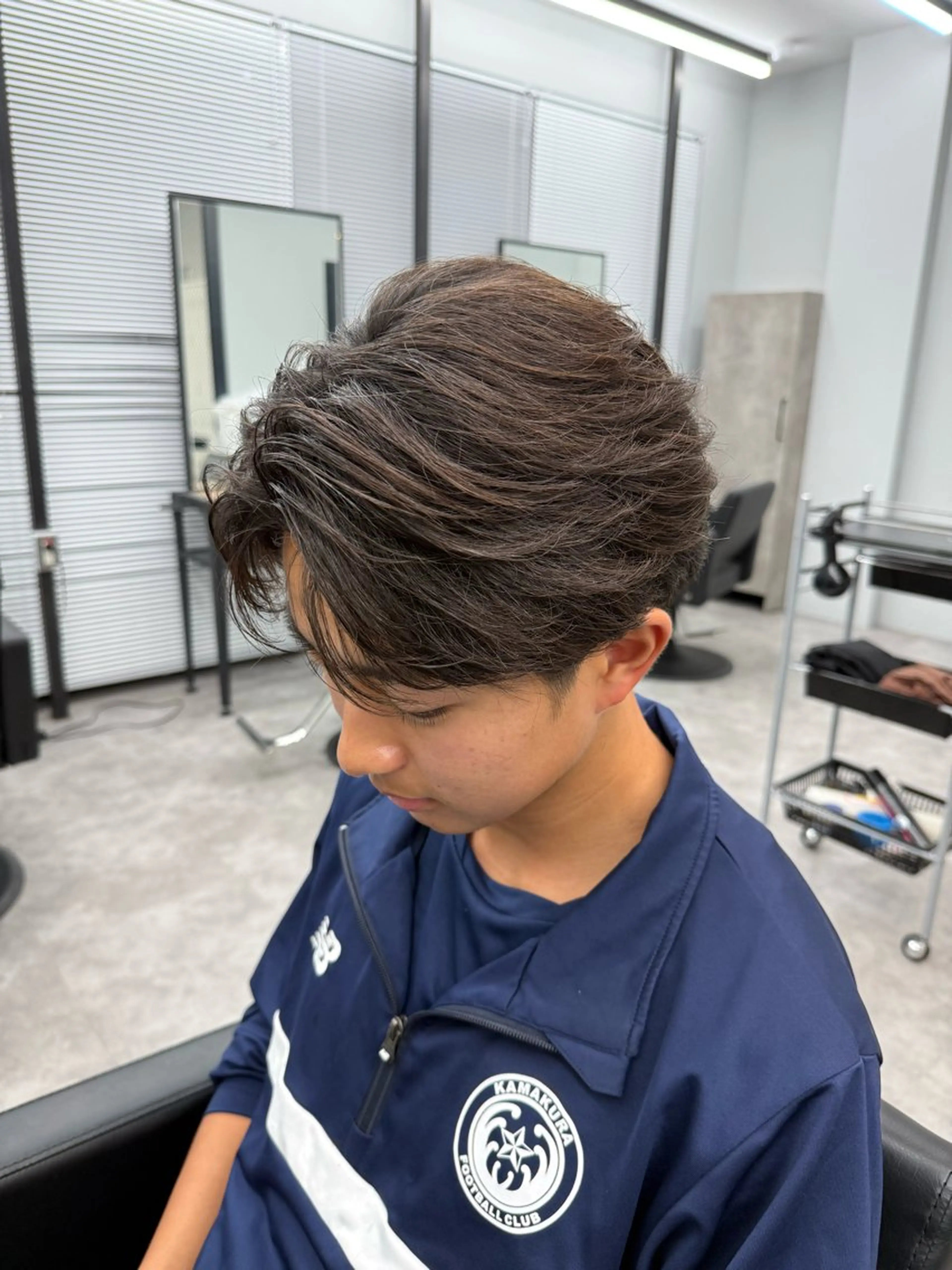 パーマ メンズ カット パーマ 【メンズ特化】湘南 /藤沢/鈴山湧也のヘアスタイル