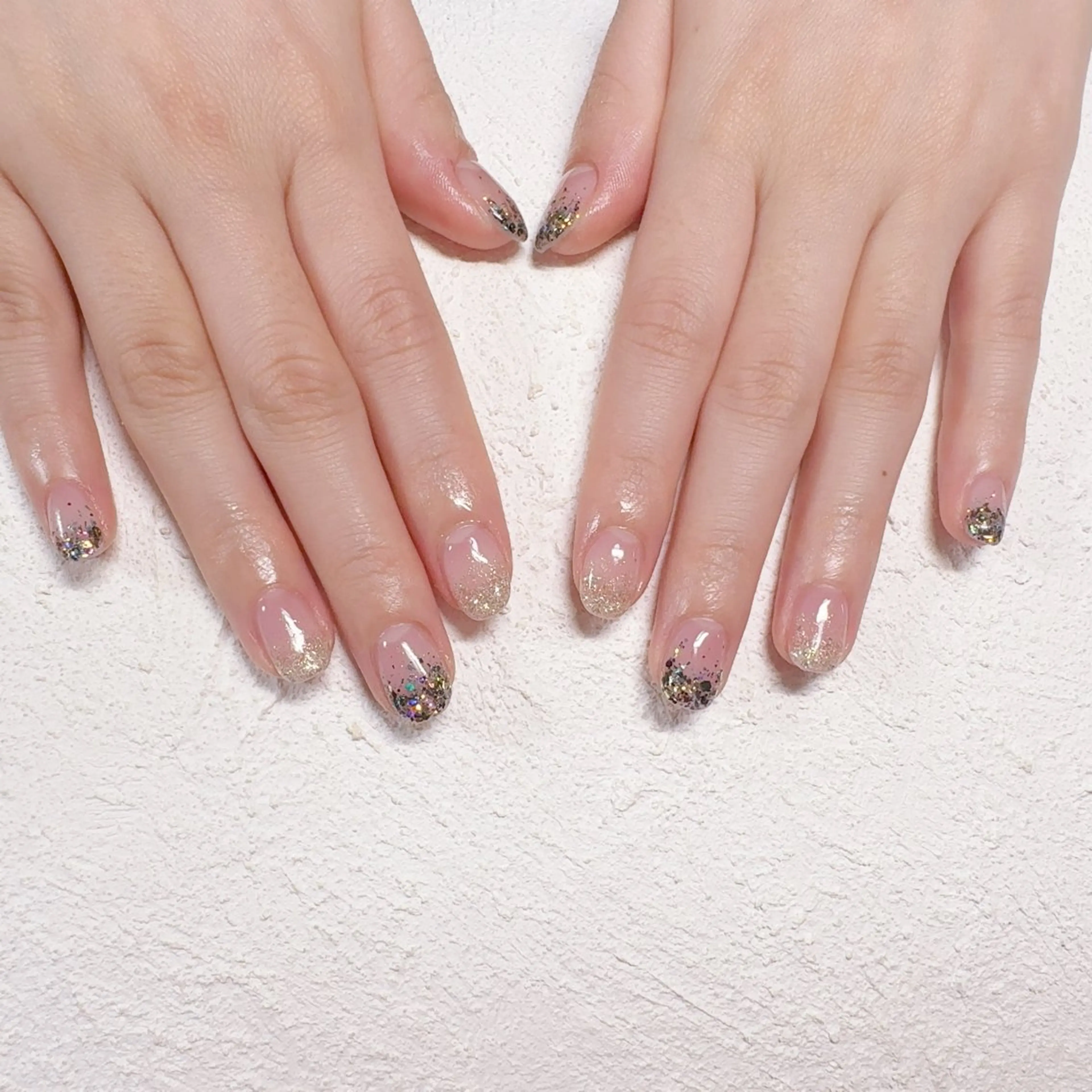 ネイル ラメ(グリッター) ラメグラデーション Regaro i.sのネイルデザイン