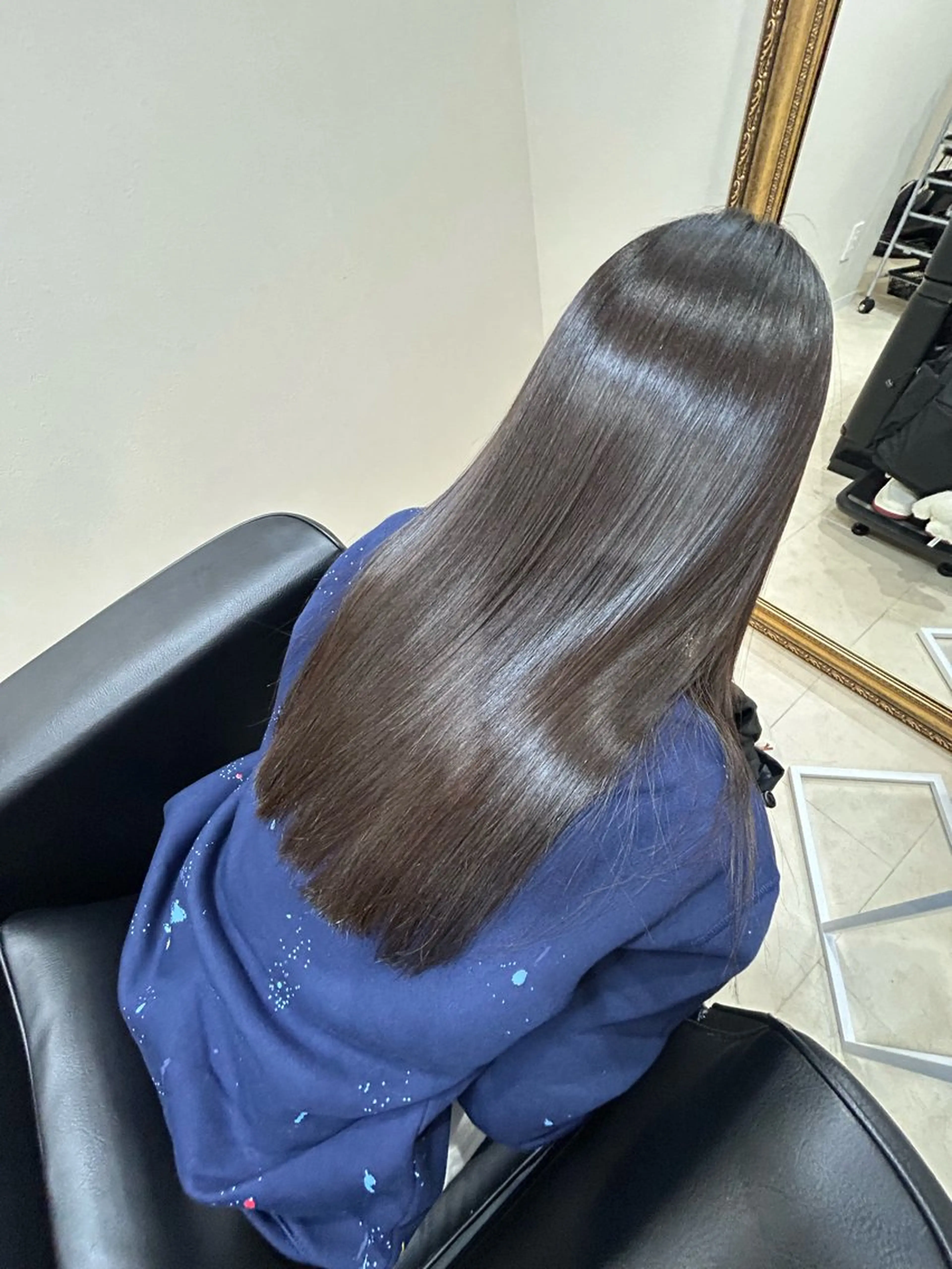 ロング カラー カット 縮毛矯正 トリートメント 髪質改善サロン🌈 fee北千住　盛田のヘアスタイル