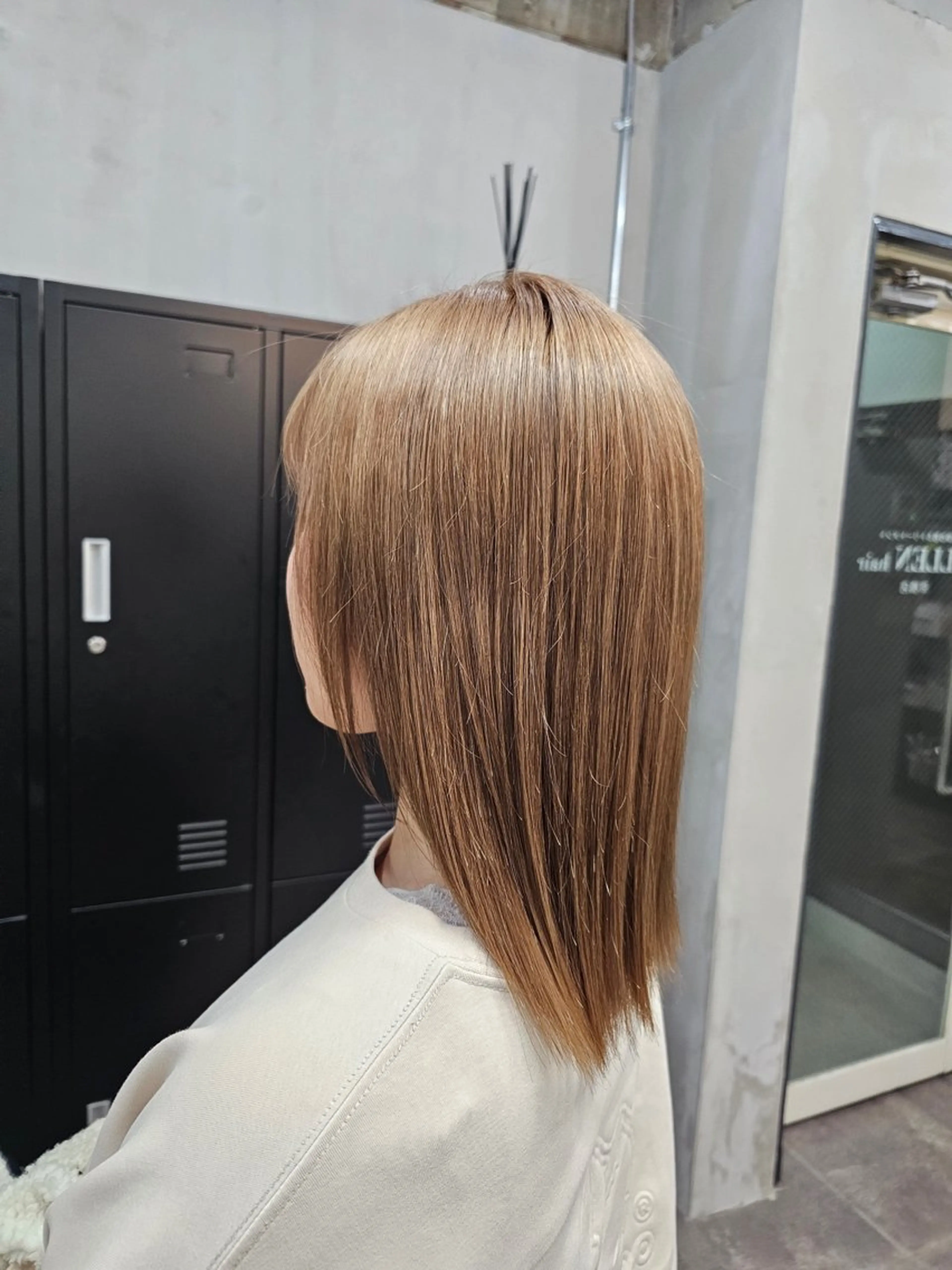 ミディアム カラー ヘアカラー トリートメント ALLEN hair /まなのヘアスタイル