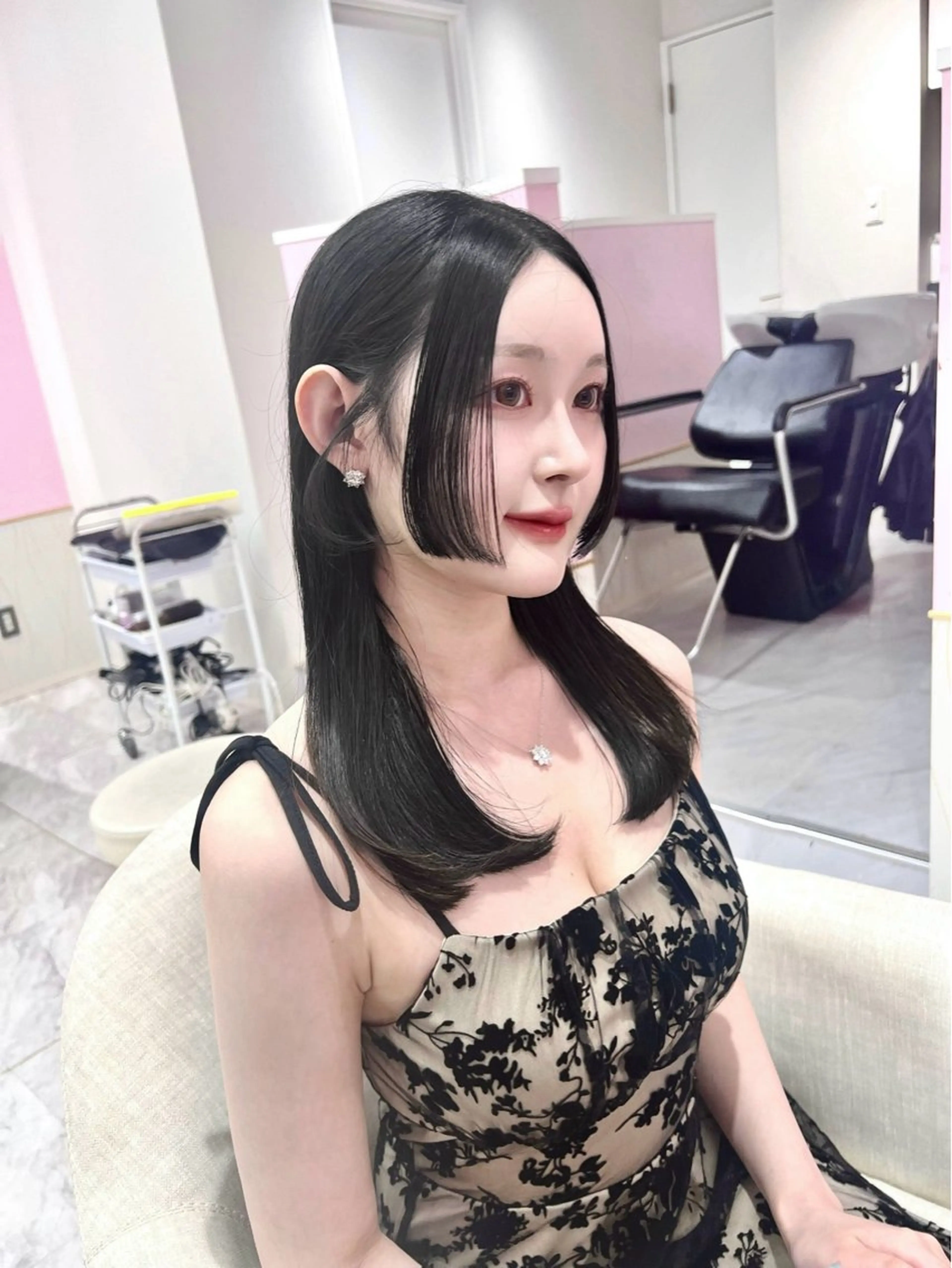 ロング カット トリートメント 韓国/縮毛矯正/ カンタのヘアスタイル