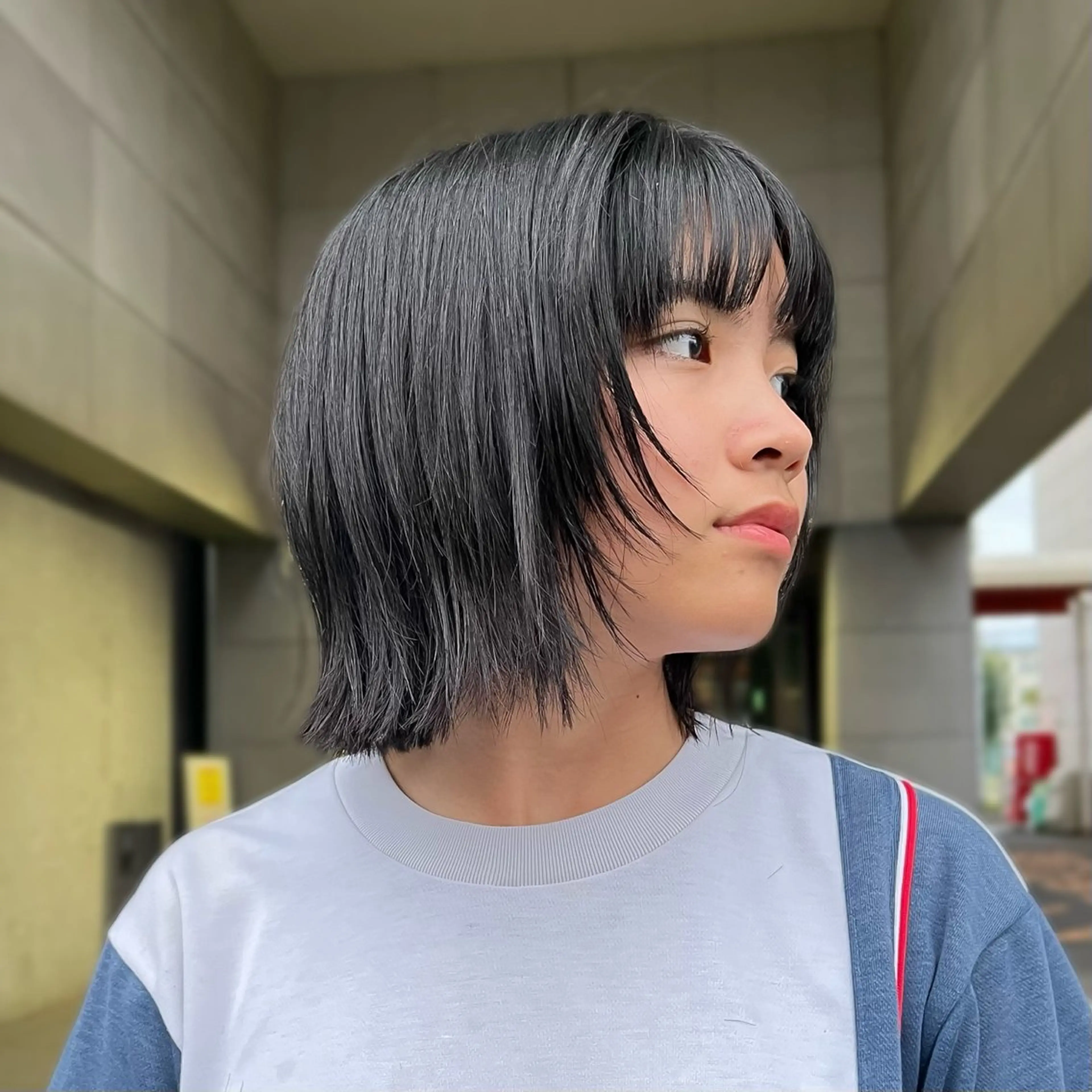 ショート カット たおちゃん／レイヤー ／透明感カラーのヘアスタイル