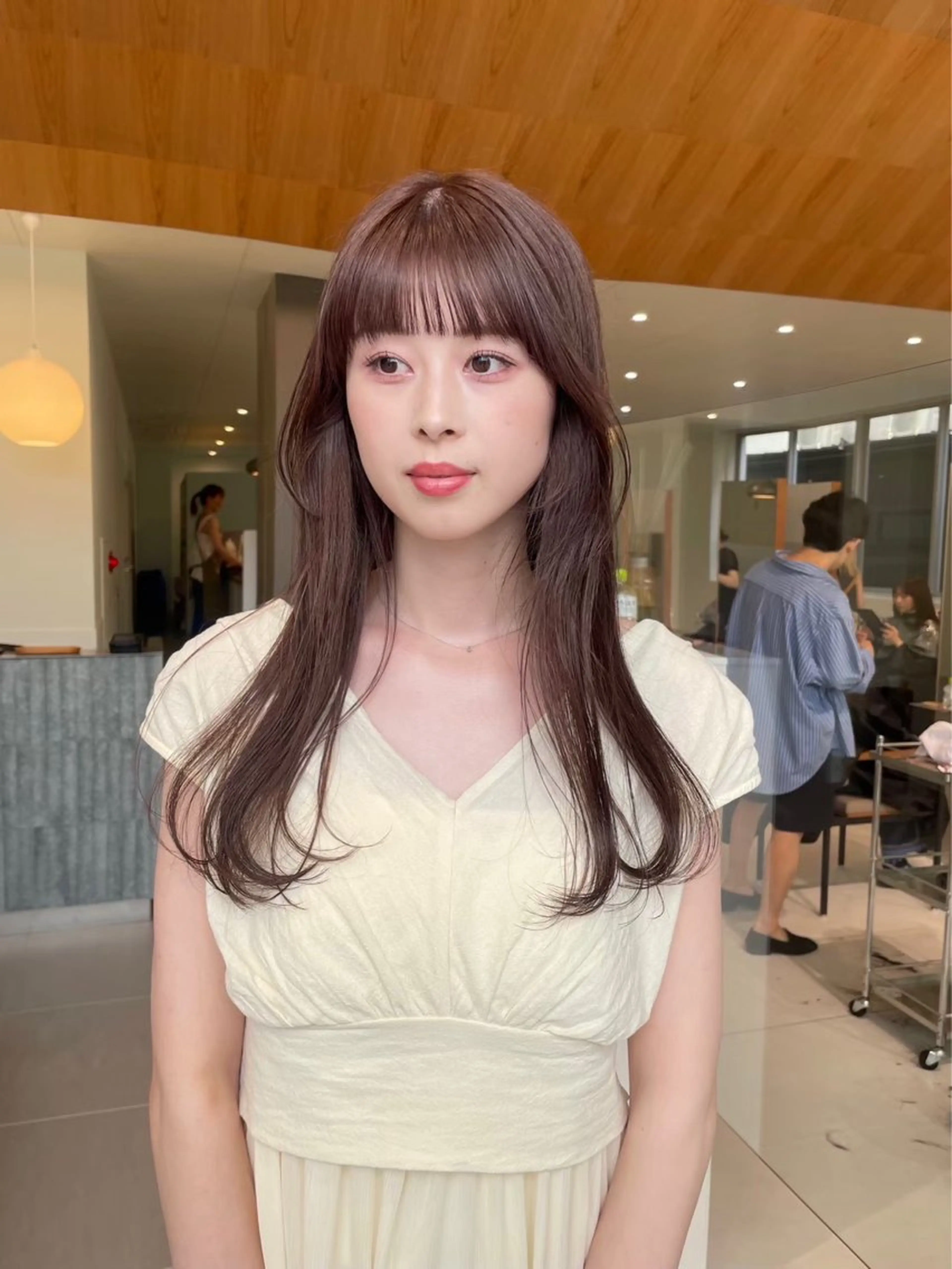 ロング カラー ブリーチ 透明感カラー 高発色ブリーチ/ ハイレイヤー🪽aiのヘアスタイル