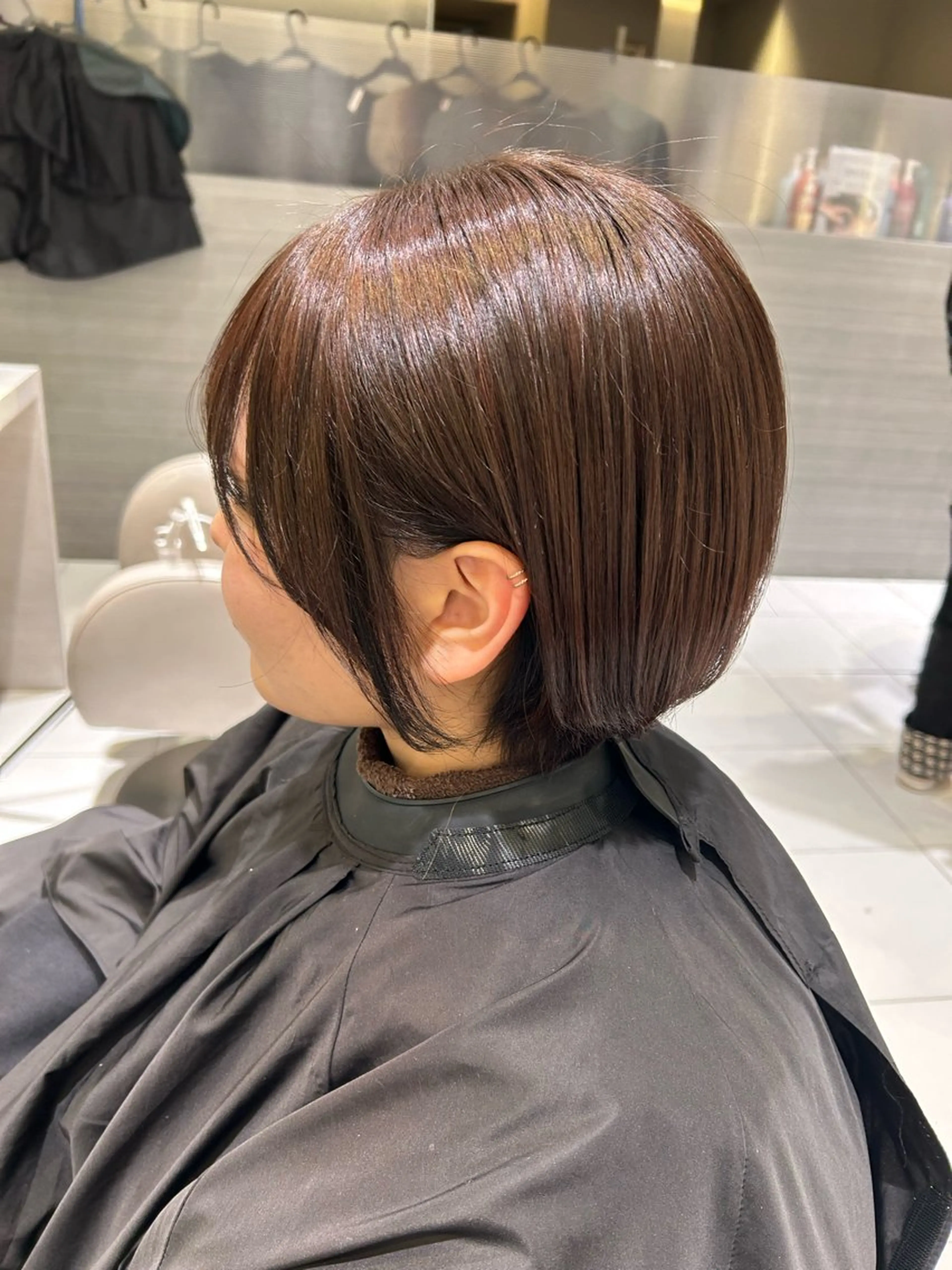 ショート カラー 合庭 柚のヘアスタイル