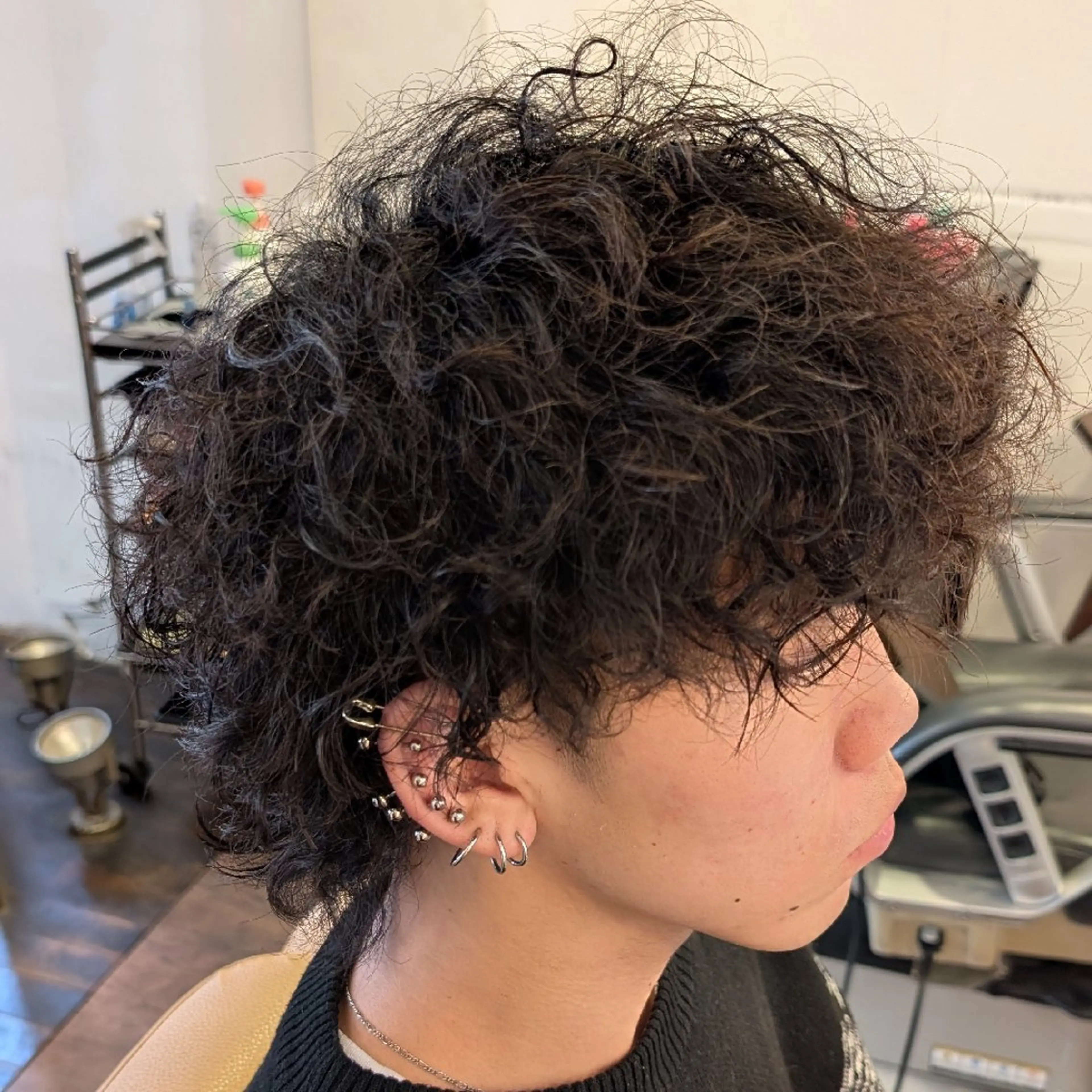 カット込み王道ハードパーマの写真