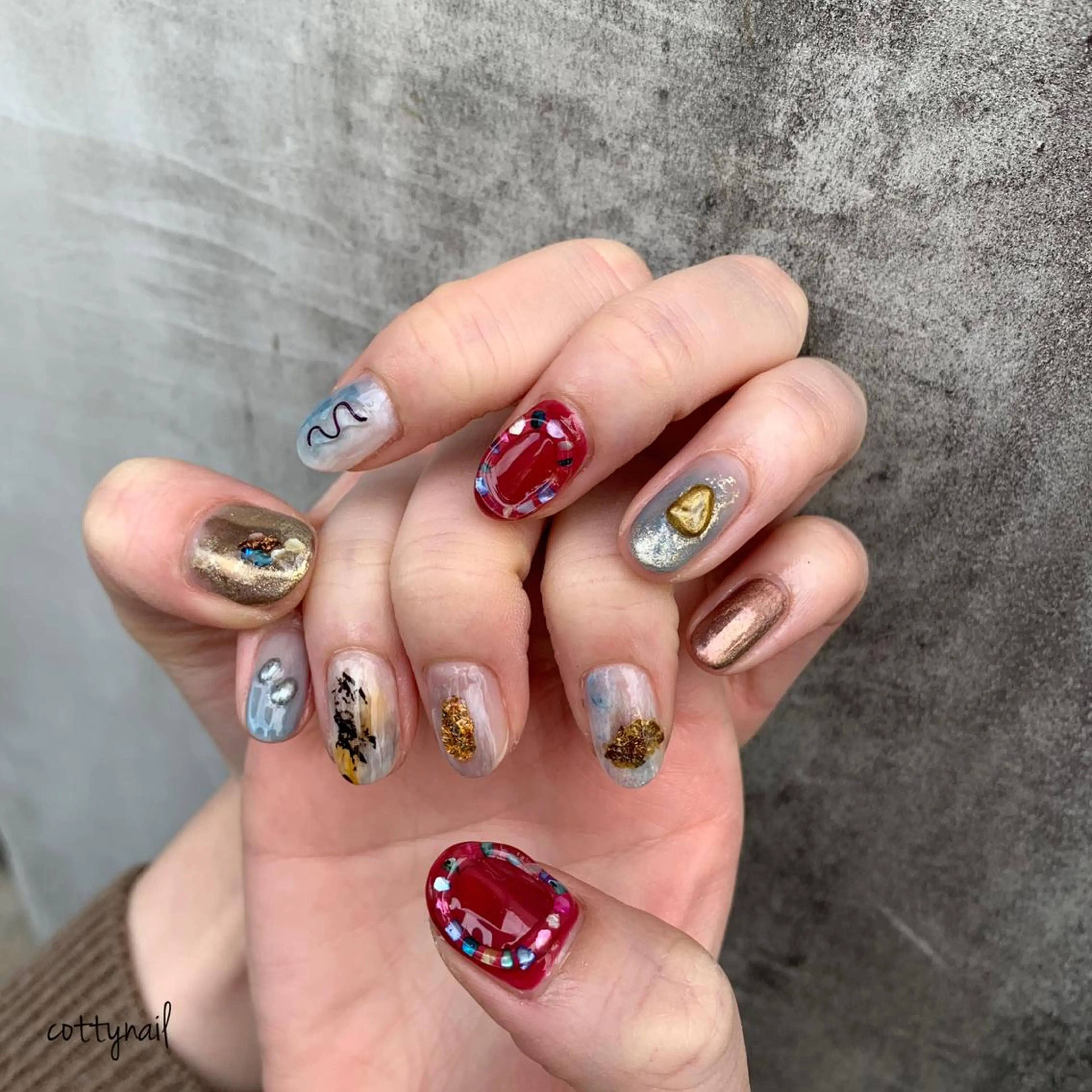 ネイル アートネイル ジェルネイル ニュアンスネイル cottynail -miki-のその他イメージ