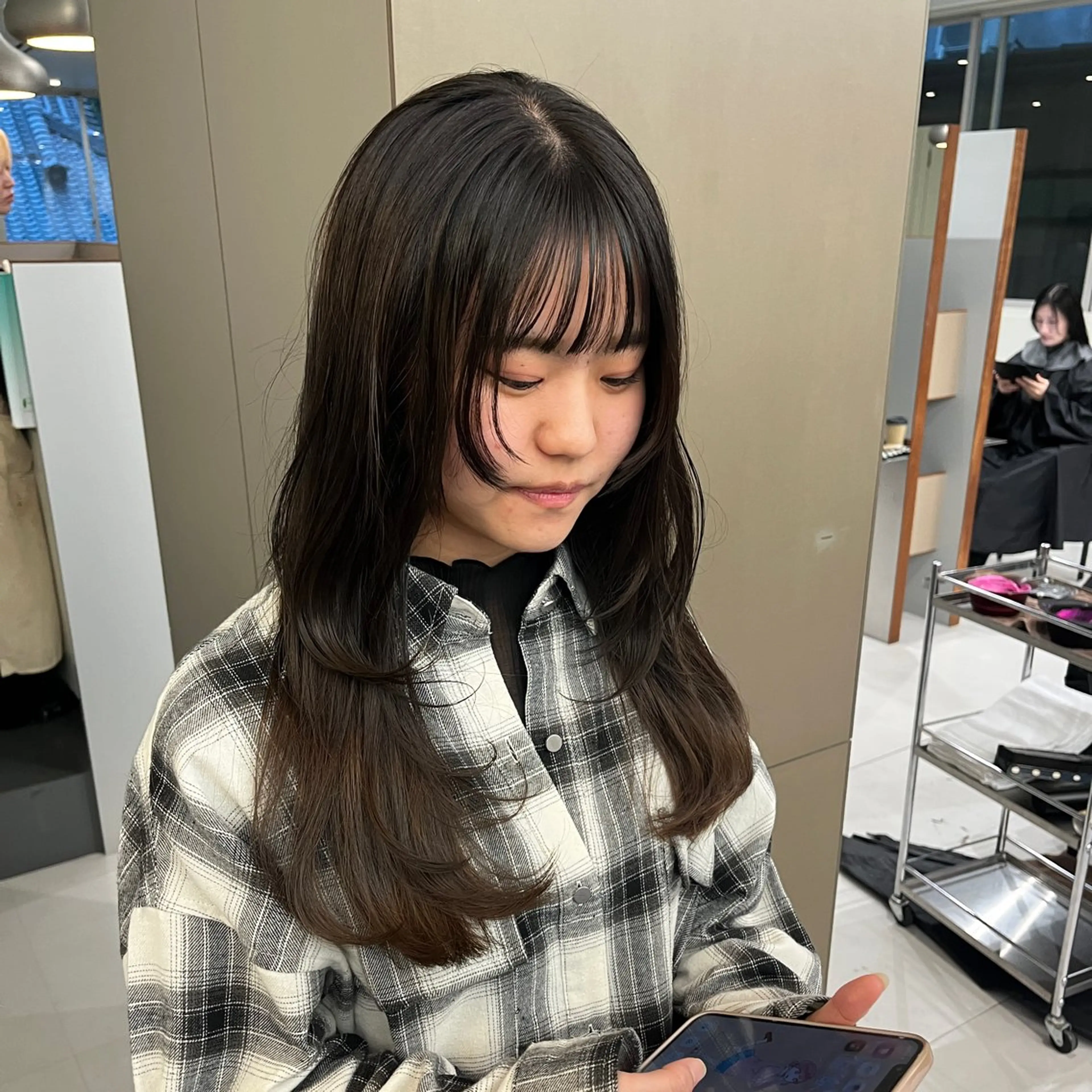 ロング カラー ベージュカラー ブリーチ 透明感カラー ダブルカラー トリートメント カット ヘアカラー トリートメント 髪質改善/ボブ 🌻Mutsumiのヘアスタイル