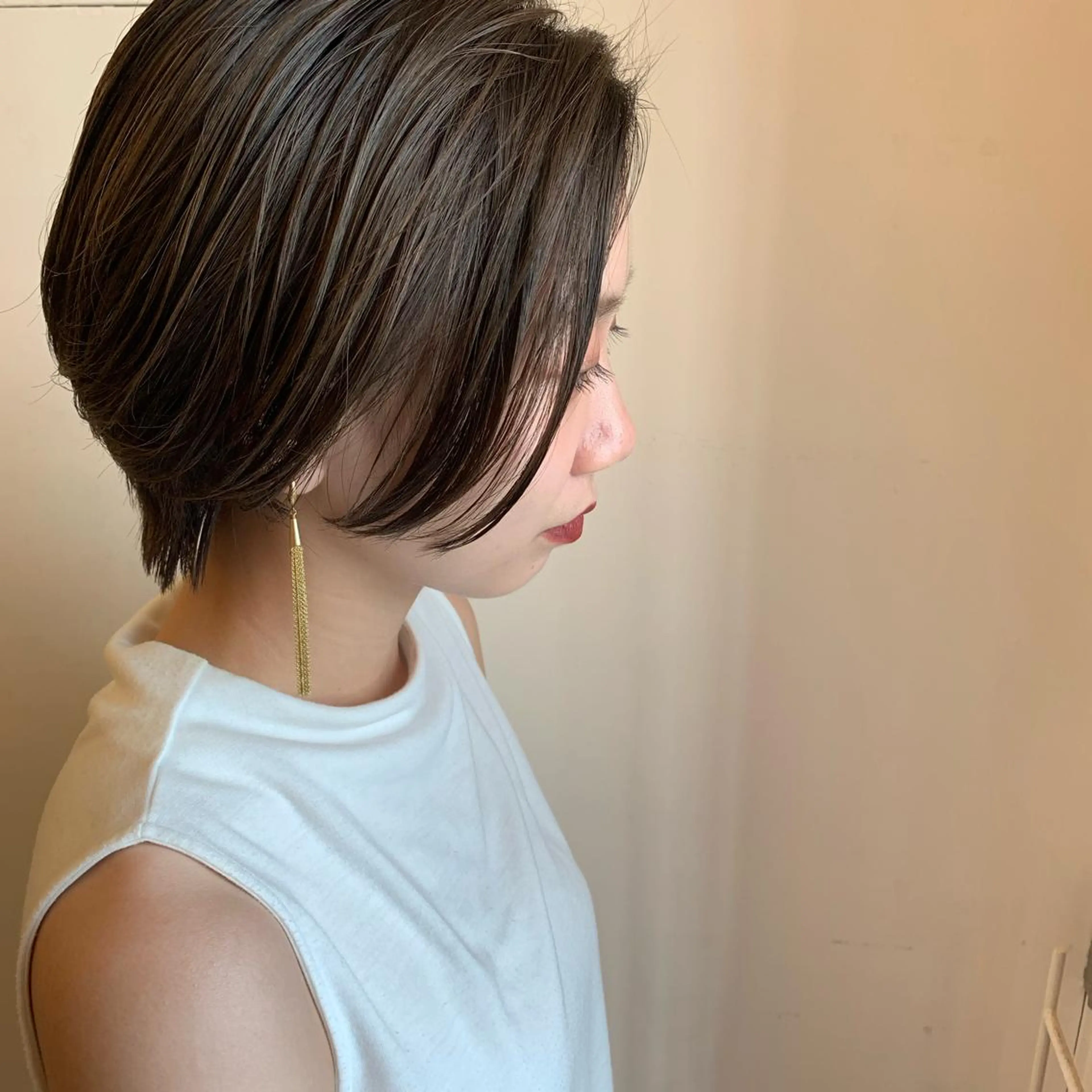 ショート 艶髪color💎髪 質改善ストレート大吉のヘアスタイル